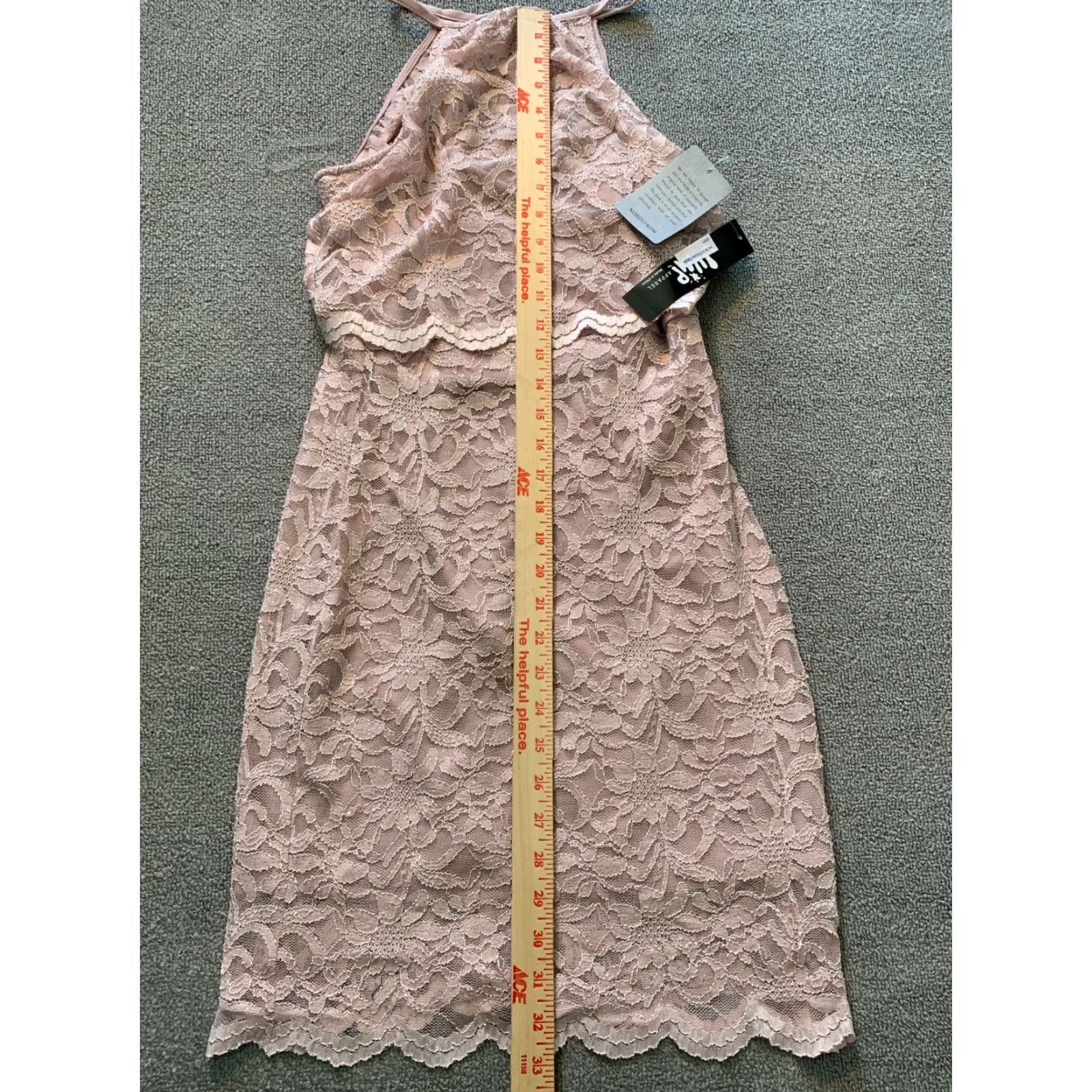 Vintage Jump Apparel Dress Womens Size 7 / 8 Pink Sparkles - Pink - Formal Party Cocktail - Strapless Size M / US 6-8 / IT 42-44 - 3 Thumbnail