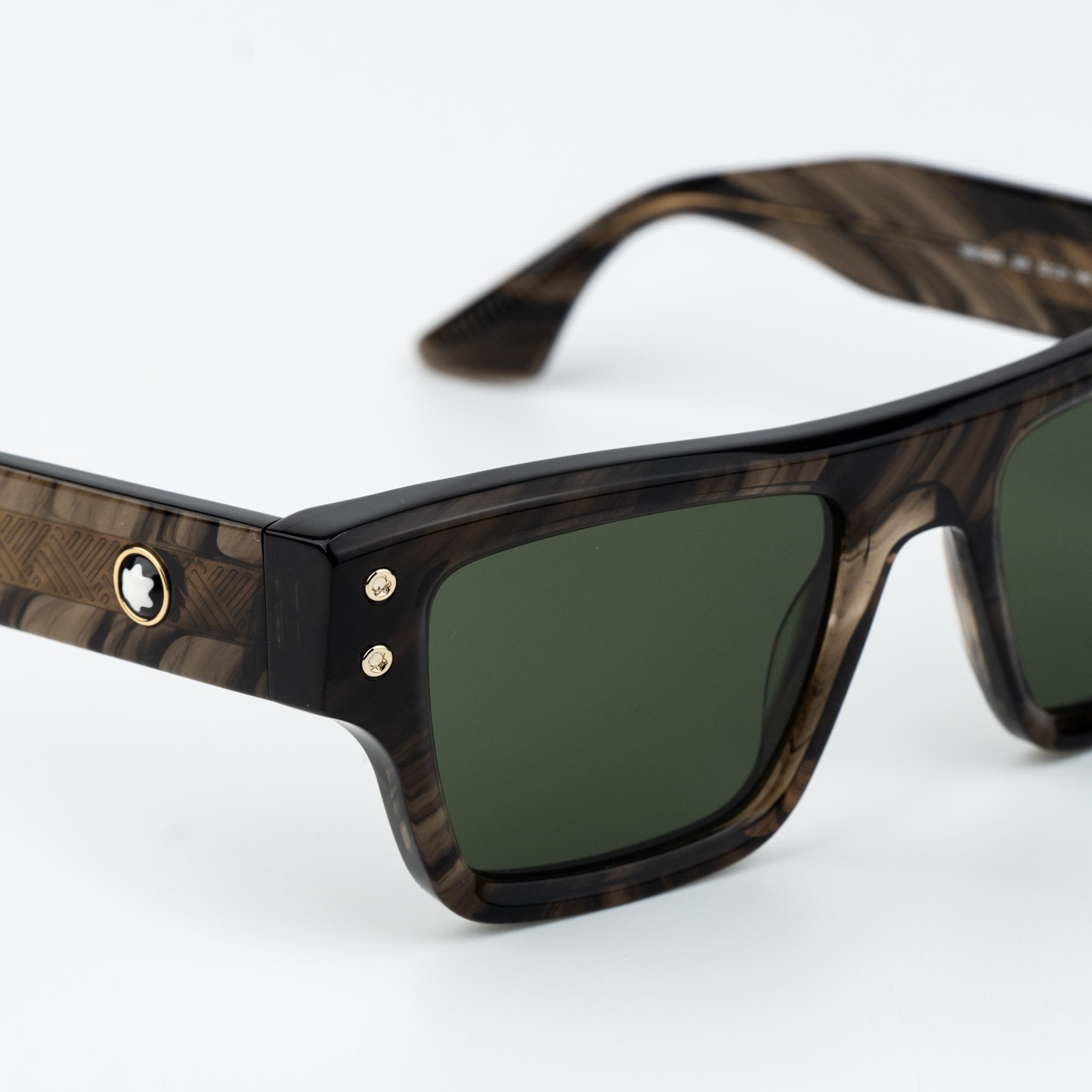 Montblanc Montblanc Men Sunglasses Square MB0253S 005 NEW AUTHENTIC Size ONE SIZE - 6 Thumbnail