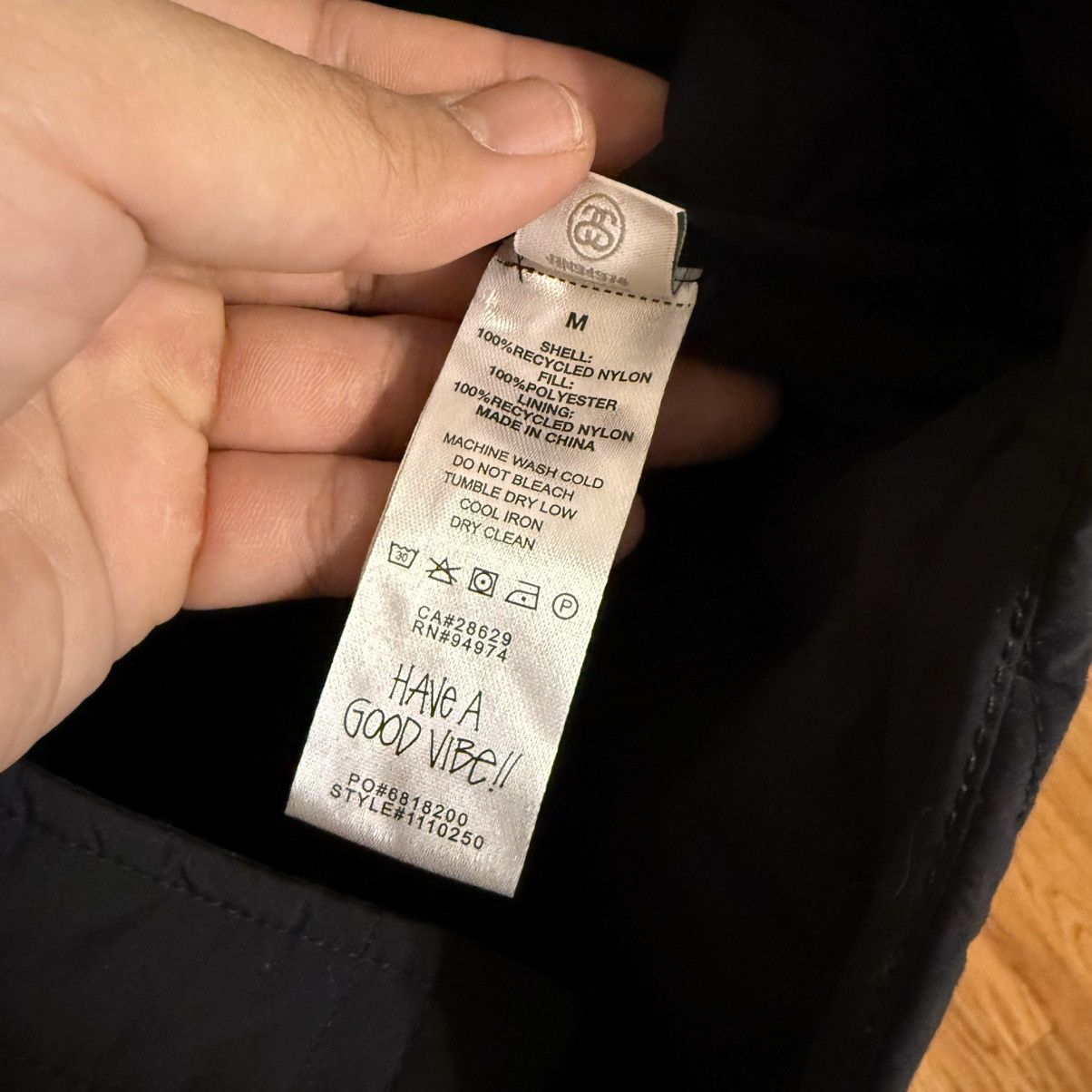 Stussy Stussy Black Workwear Quilter Puffer Jacket Size US M / EU 48-50 / 2 - 5 Thumbnail