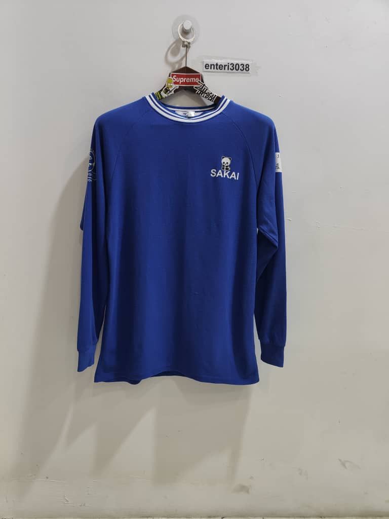 Japanese Brand Vintage Mizuno Sakai with name adachi store recycled fiber Size US L / EU 52-54 / 3 - 1 Thumbnail