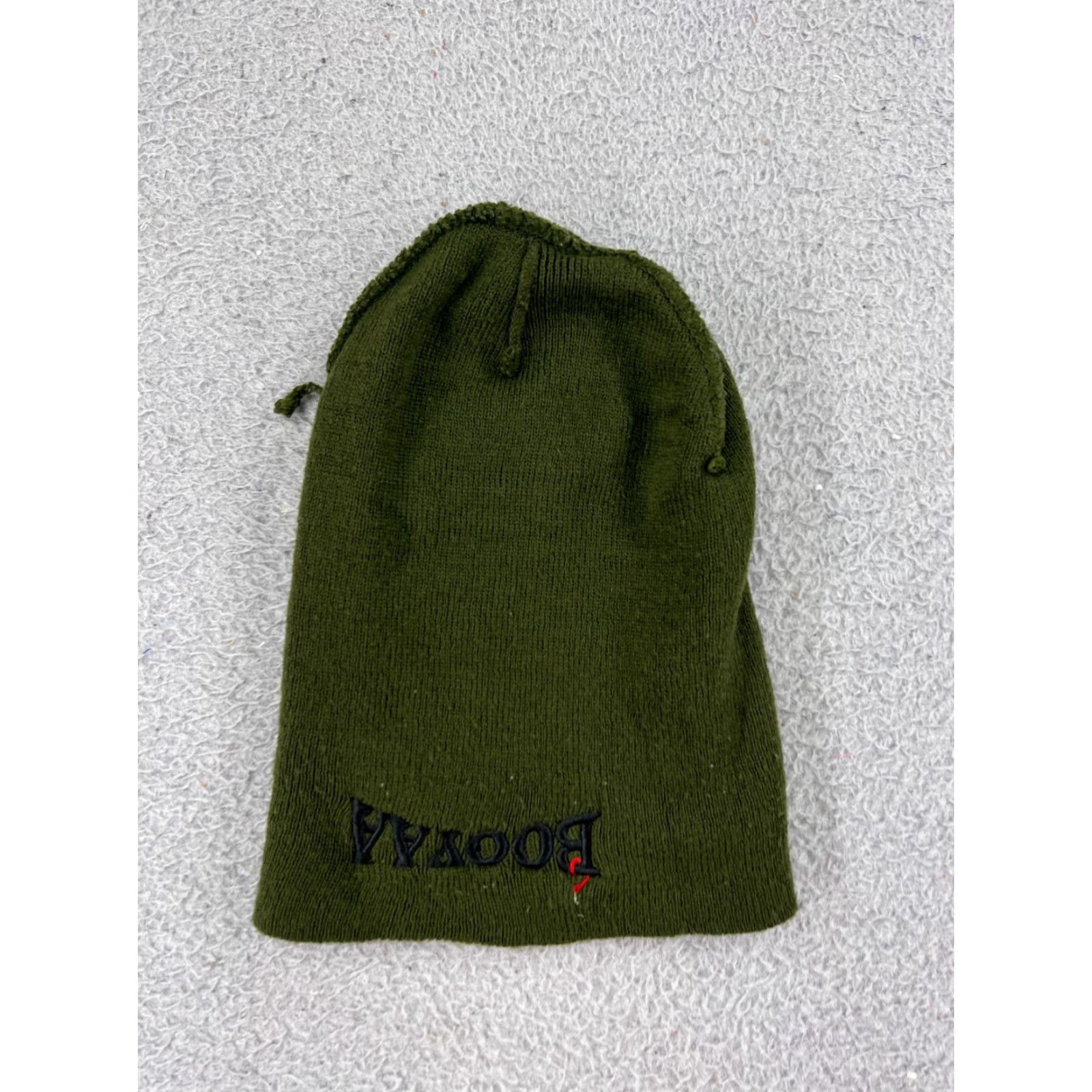 Vintage DECKY Beanie Hat Adult One Size Green Knit Acrylic Fishing Pattern Solid - Beanie, Decky Hat, Men, One Size, Green, Fall Winter - Mens Size ONE SIZE - 4 Thumbnail