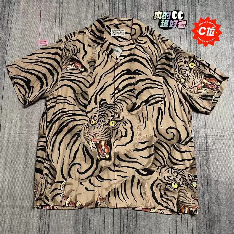 WACKO MARIA HAWAIIAN SHIRT 21SS Heavenly Kingdom Tokyo Tiger 