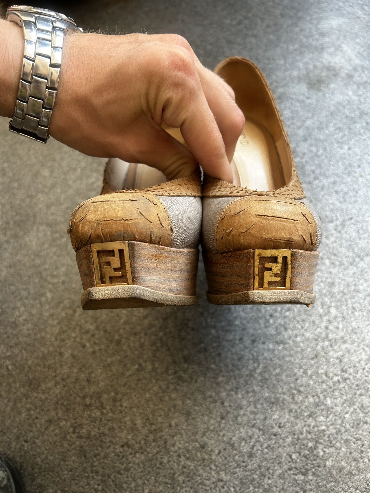 Fendi FENDI High Heels Sandals Size US 5.5 / IT 35.5 - 5 Thumbnail