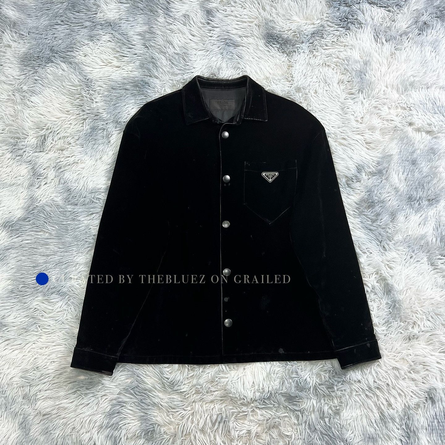 Prada Sleek Black Button-Up Shirt Size US L / EU 52-54 / 3 - 1 Thumbnail