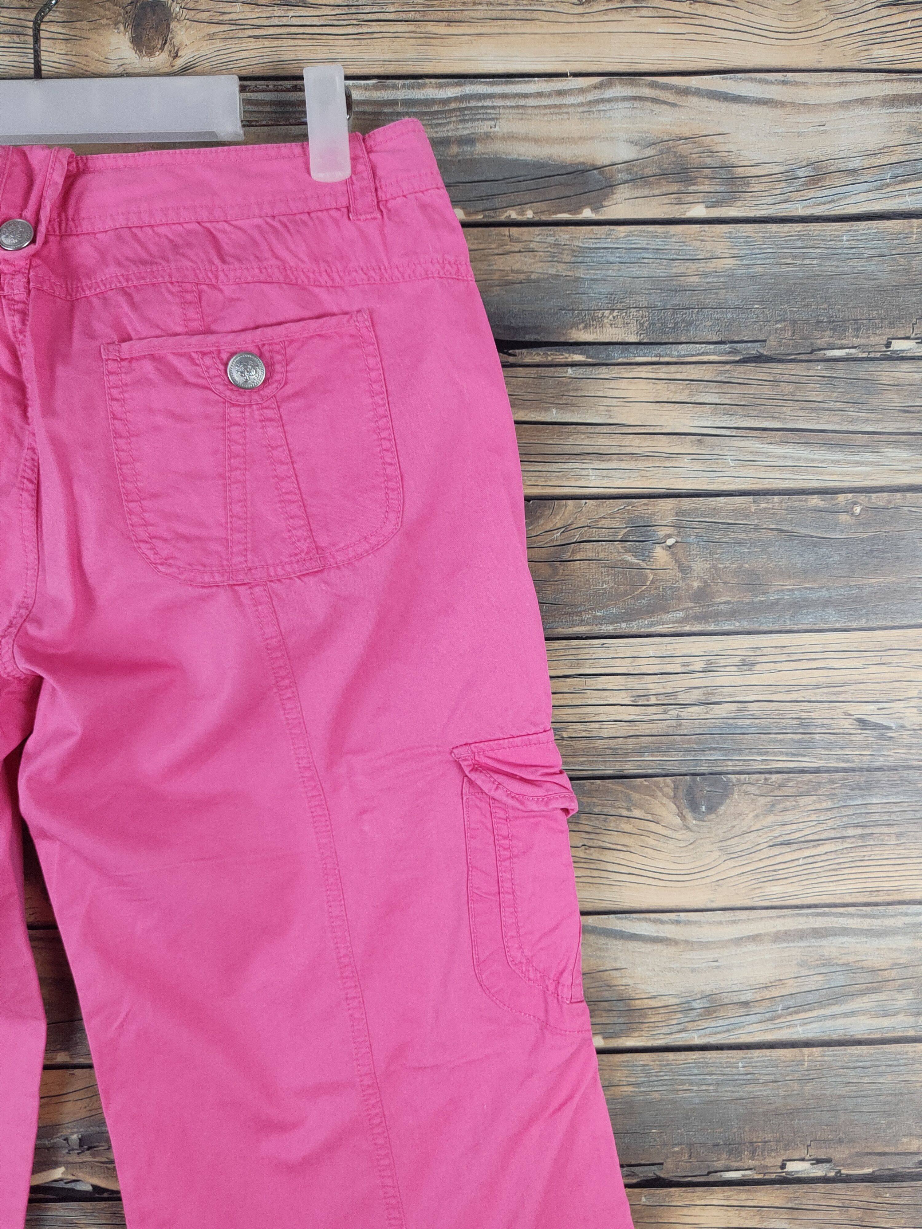Japanese Brand DL Clride Pink Multipocket Tactical Cargo Pants #1364 Size 30" / US 8 / IT 44 - 10 Thumbnail