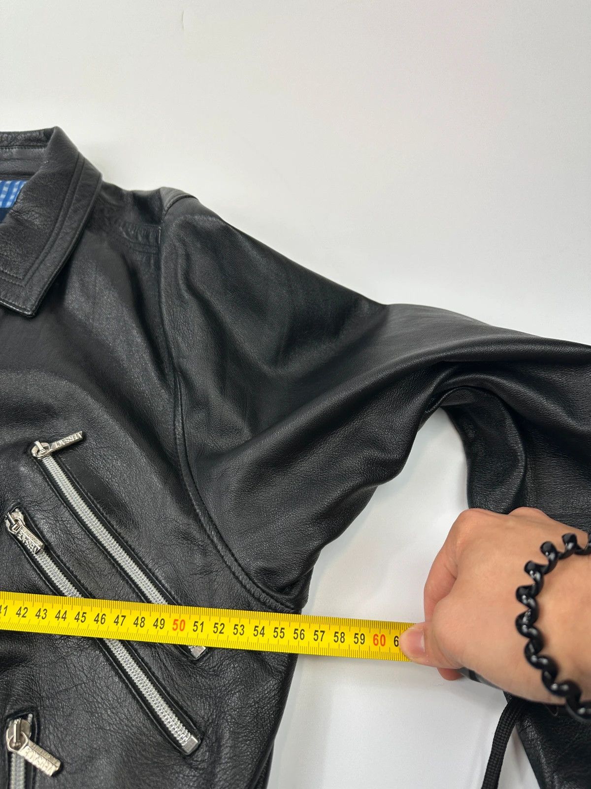 Versace Jeans Couture Versace Couture Multi Zip Black Soft Glossy Leather Jacket Size US XL / EU 56 / 4 - 14 Thumbnail