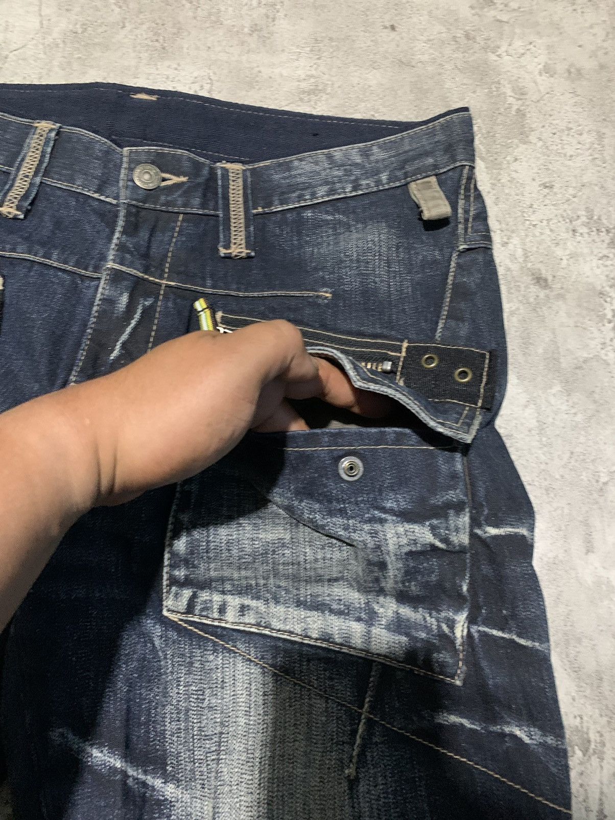 PPFM PPFM japan multizipper convertible punk jeans 32x32 Size US 32 / EU 48 - 6 Thumbnail