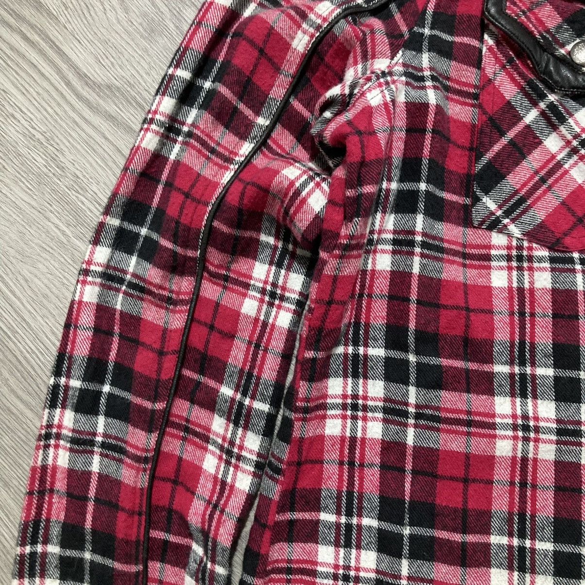 In The Attic 2000s In The Attic Plaid Flanel Button Shirt Punk Lgb Style Size US M / EU 48-50 / 2 - 8 Thumbnail