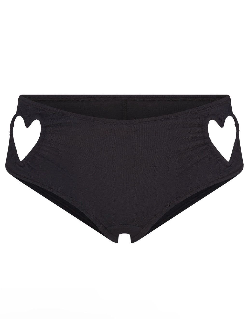 Kim Kardashian × SKIMS Skims Cotton Jersey Heart Hipster Soot Black Medium Size 30" / US 8 / IT 44 - 4 Thumbnail