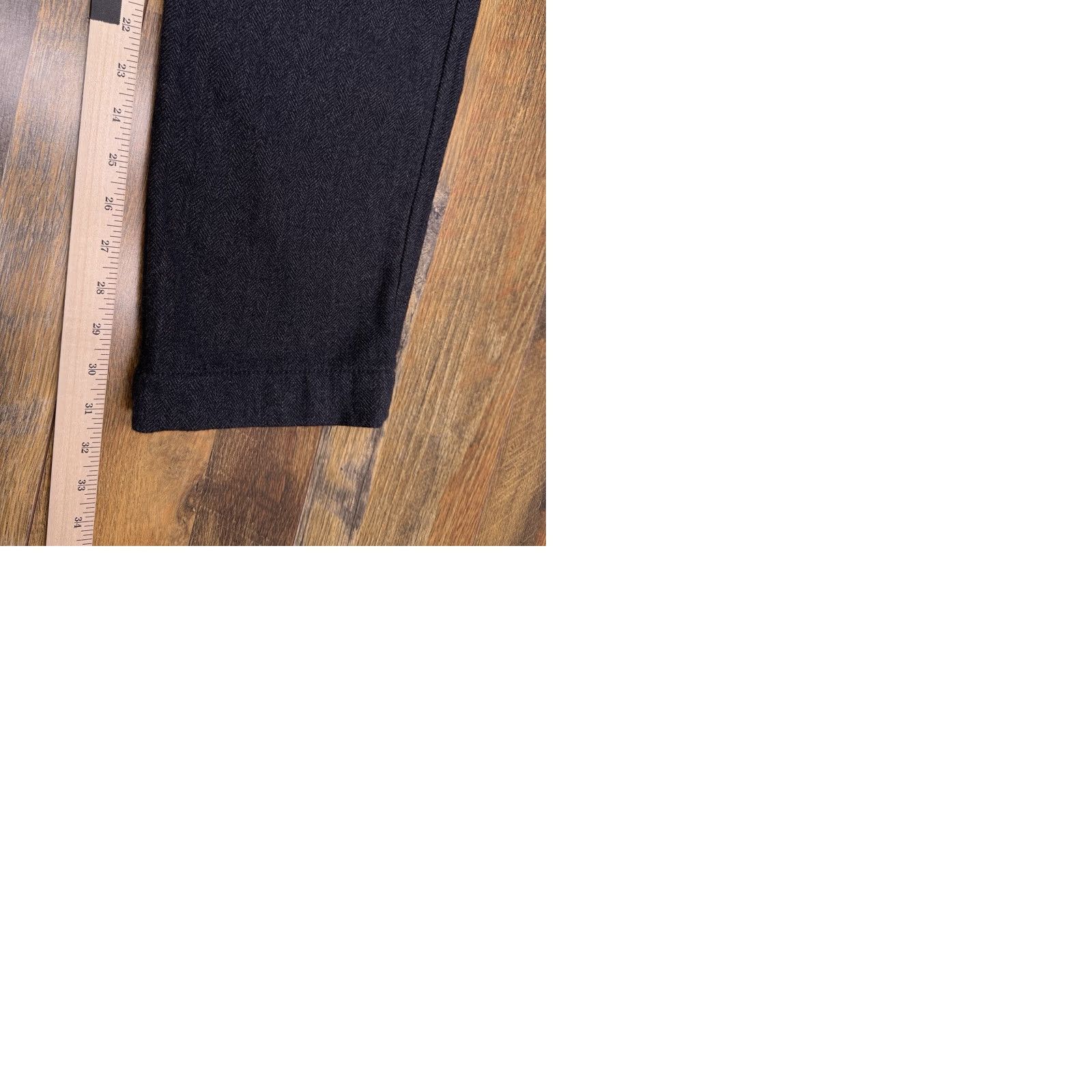 Tommy Hilfiger Tommy Hilfiger Slim Fit Cargo Pants Mens 36x32 Gray Herringbone Wool Blend New Size US 36 / EU 52 - 9 Thumbnail