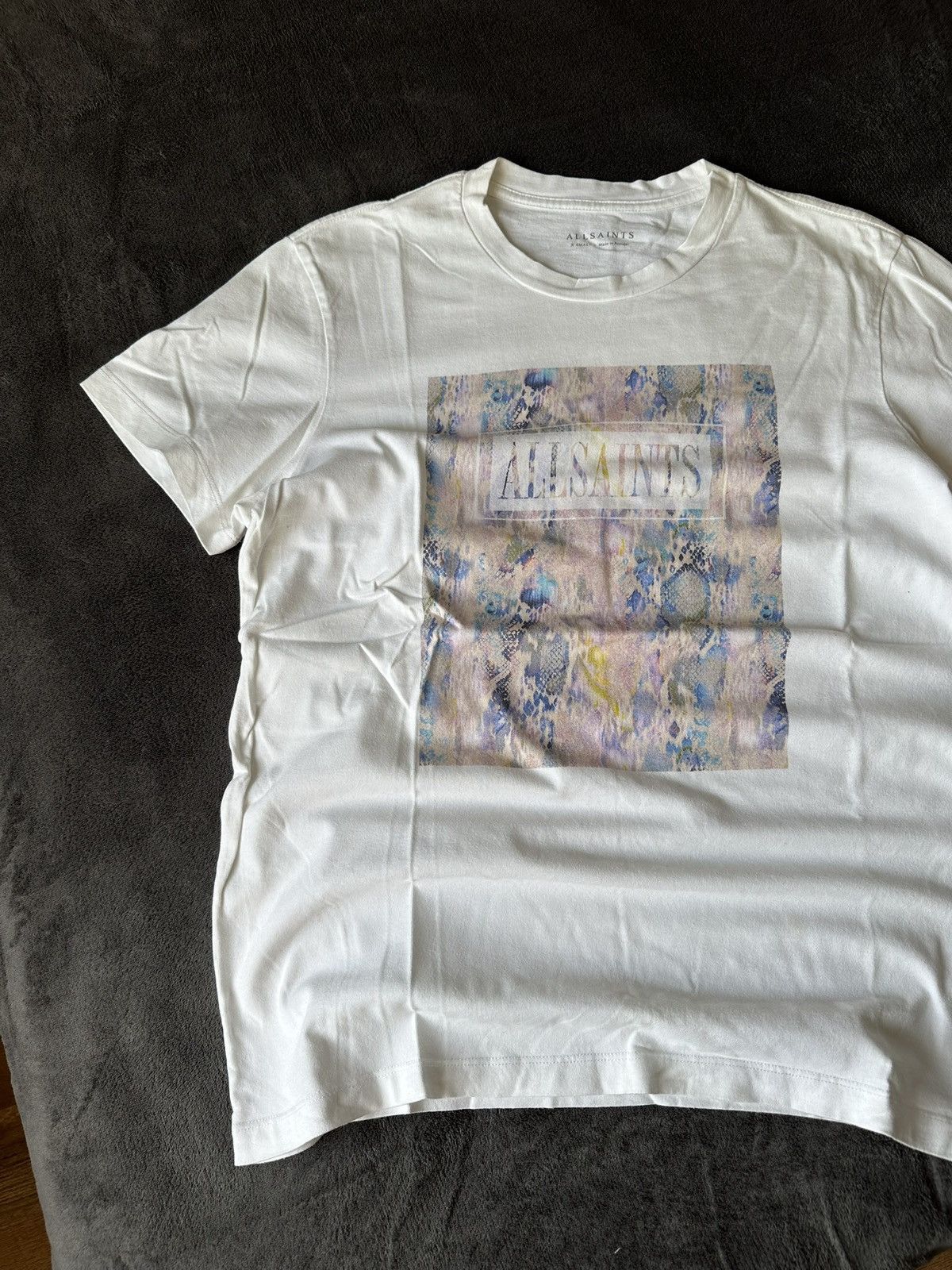 Allsaints × Vintage Vintage Y2K Allsaints Tee Logo Luxury Size US S / EU 44-46 / 1 - 3 Thumbnail