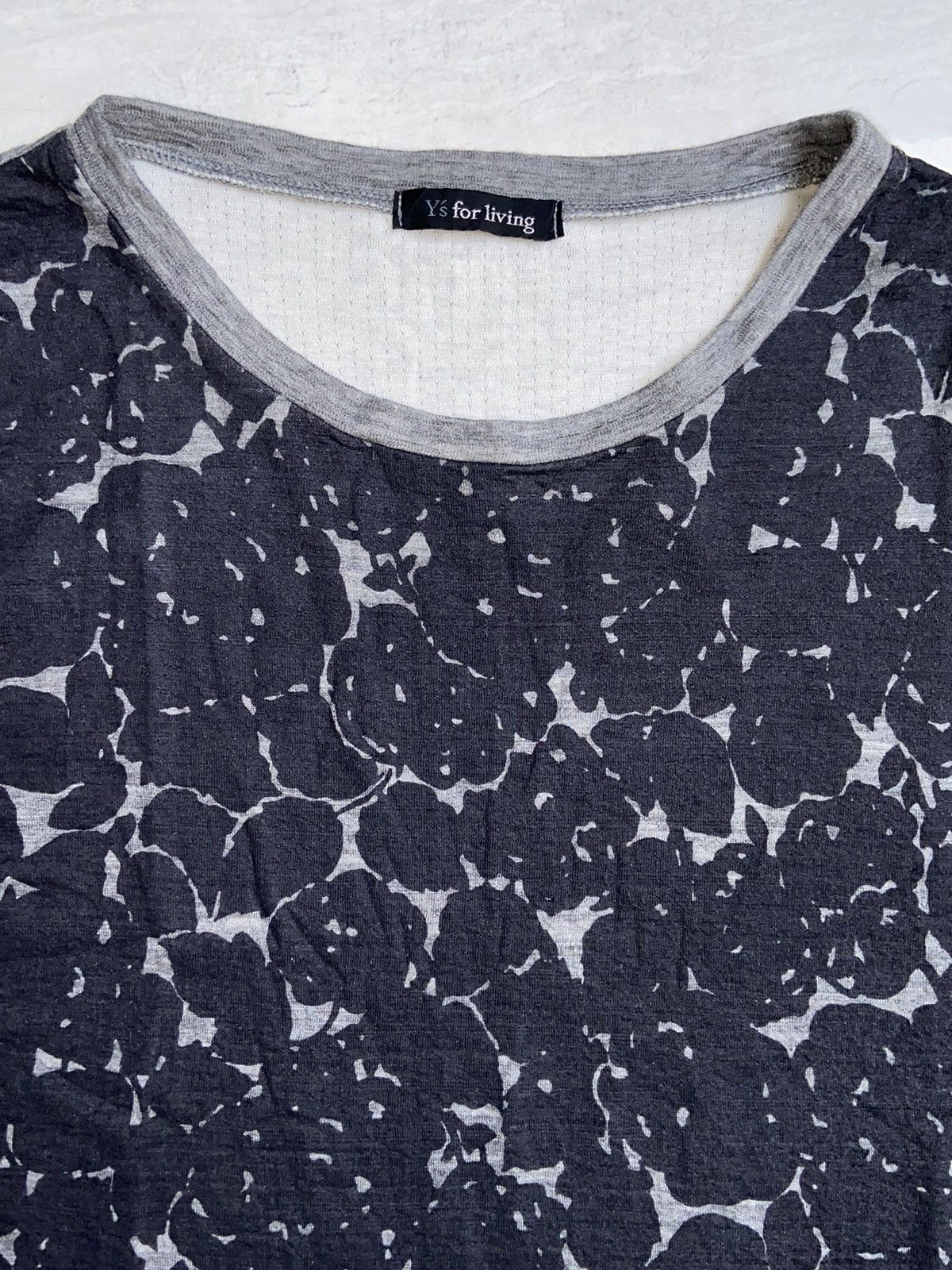 Yohji Yamamoto Y’S FOR LIVING Grey Long Sleeve T-Shirt Size US XL / EU 56 / 4 - 10 Thumbnail