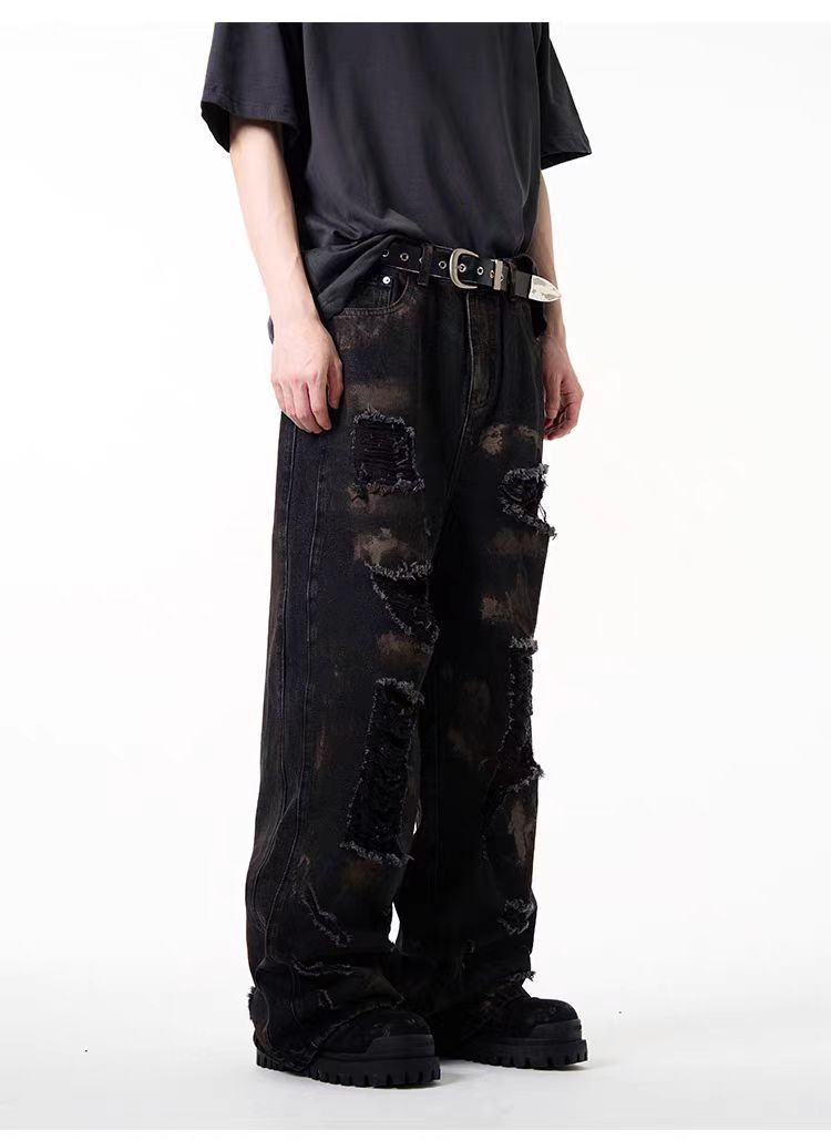 Japanese Brand × Vintage Vintage High Street Hip Hop Loose Jeans Size US 32 / EU 48 - 2 Thumbnail