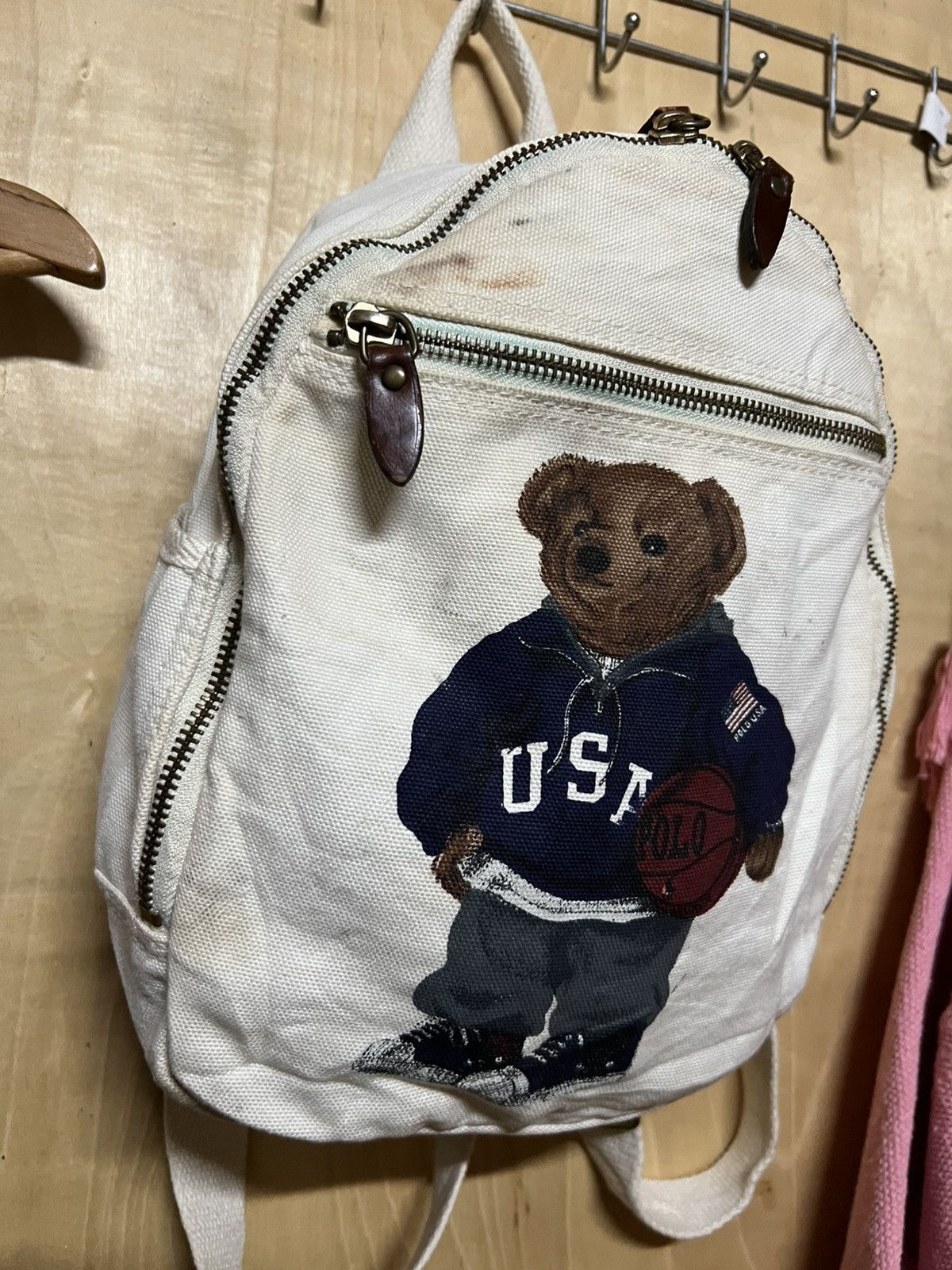 Polo Ralph Lauren Vintage Polo Bear Ralph Lauren 90s Size ONE SIZE - 4 Thumbnail