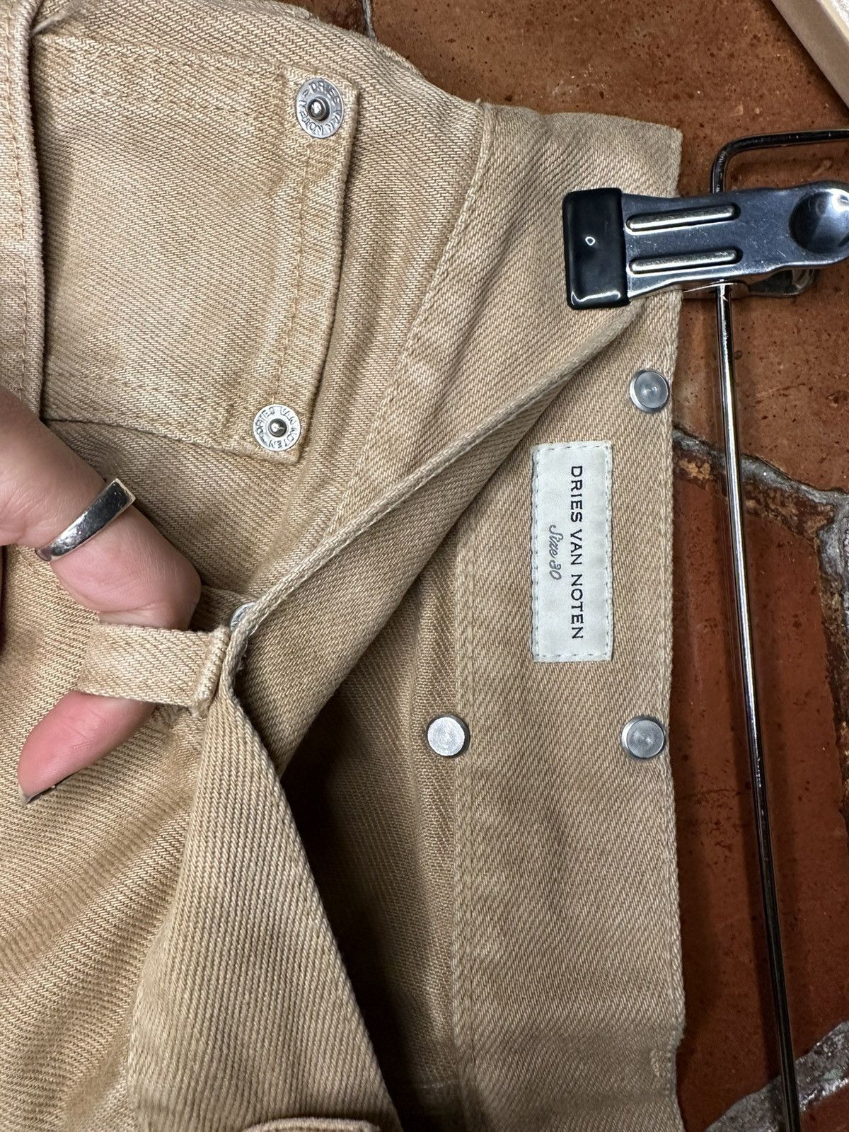 Dries Van Noten Washed out wide-leg jeans Size US 30 / EU 46 - 2 Thumbnail