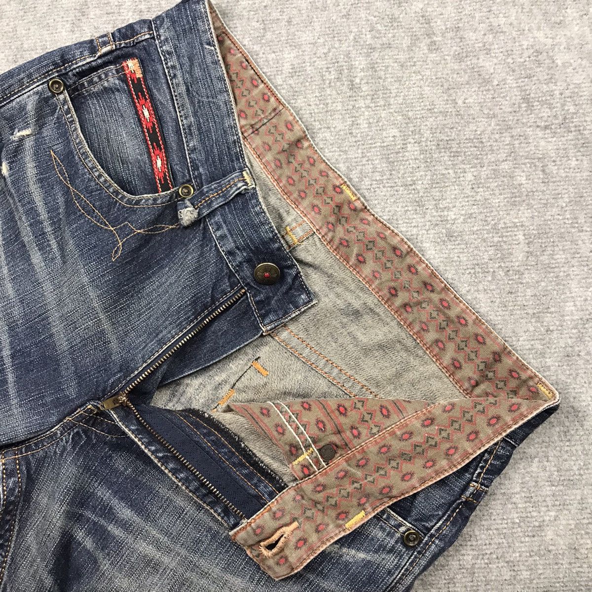 Edwin DISTRESSED DENIM EDWIN BAGGY PANTS Size US 34 / EU 50 - 16 Thumbnail