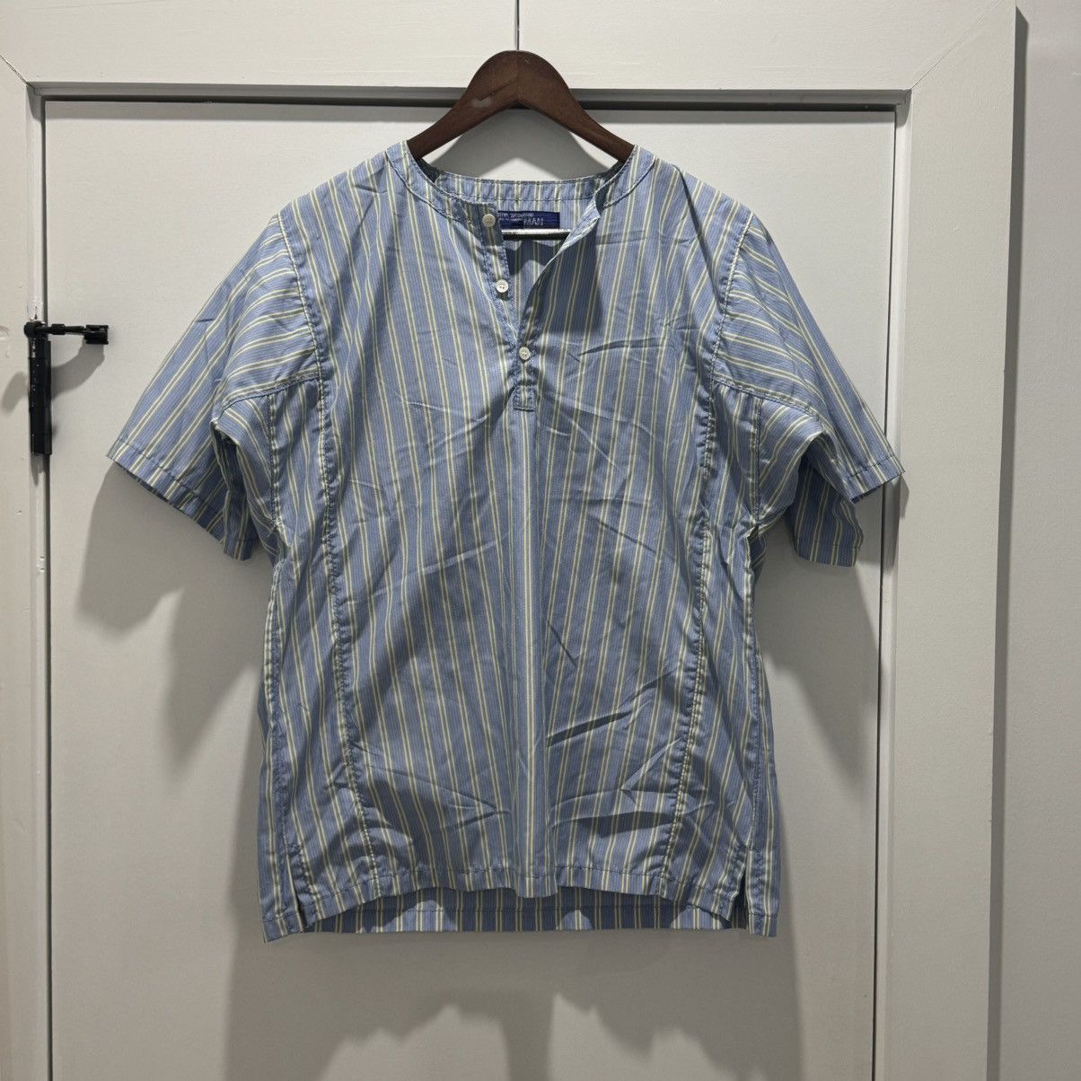 Comme des Garcons Comme des Garçons MAN blue yellow shirt Size US L / EU 52-54 / 3 - 1 Thumbnail