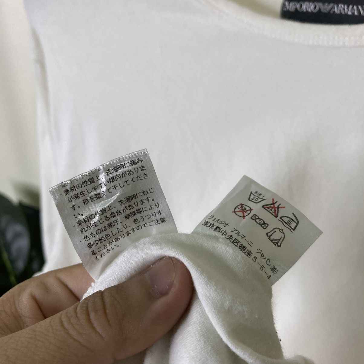 Emporio Armani Emporio Armani White LS Tee Size US M / EU 48-50 / 2 - 5 Thumbnail