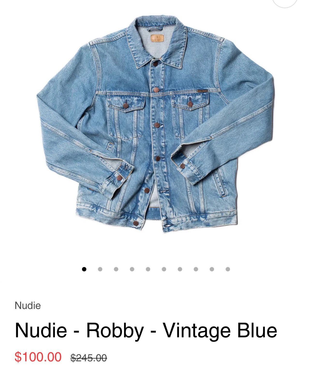 Nudie Jeans Nudie Jeans Brand New Robby Vintage Blue Denim Jacket Small Size US S / EU 44-46 / 1 - 2 Thumbnail