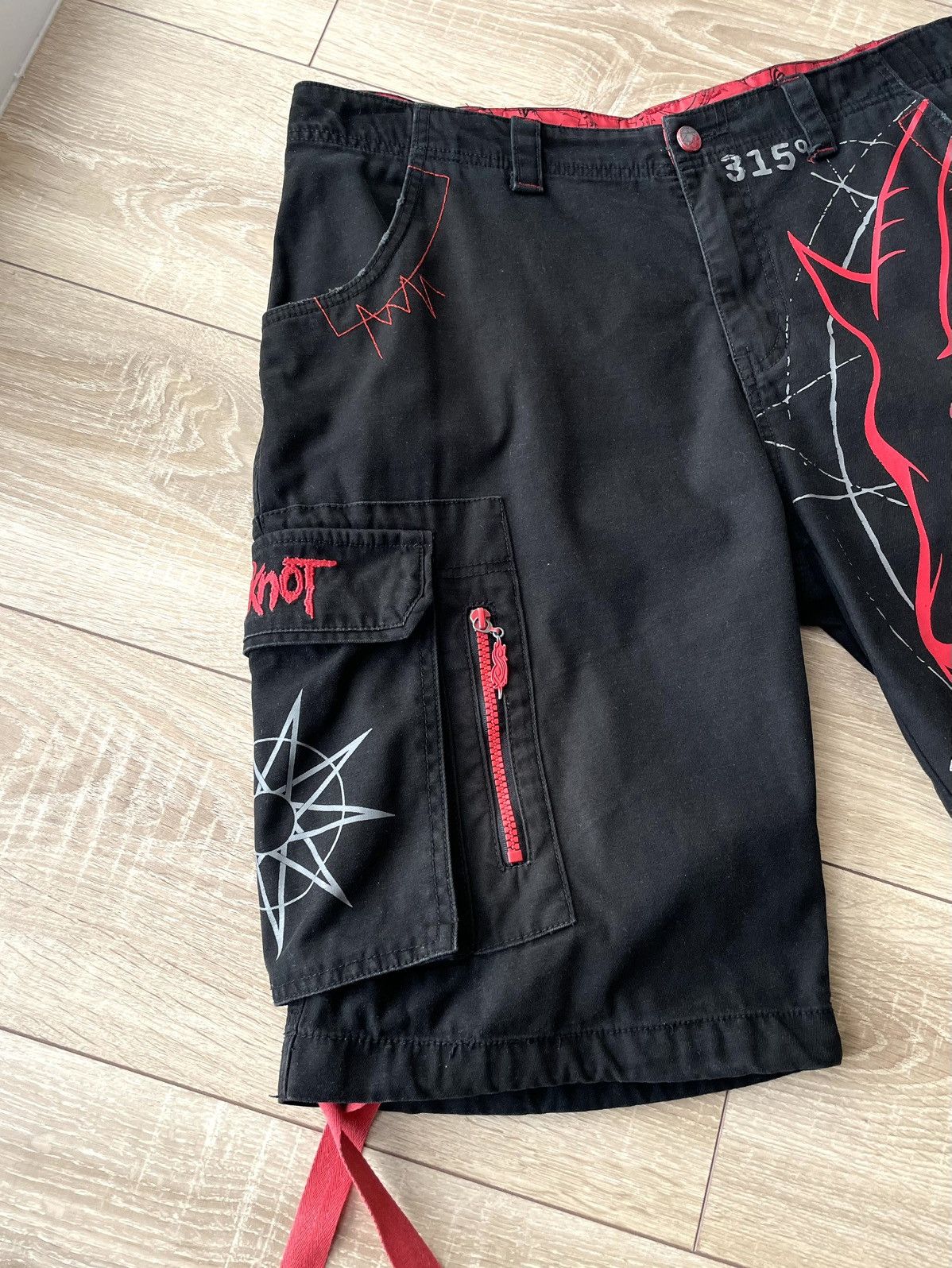 Slipknot Slipknot Big Logo EMP Cargo Shorts Size L Vintage Style Size US 34 / EU 50 - 7 Thumbnail