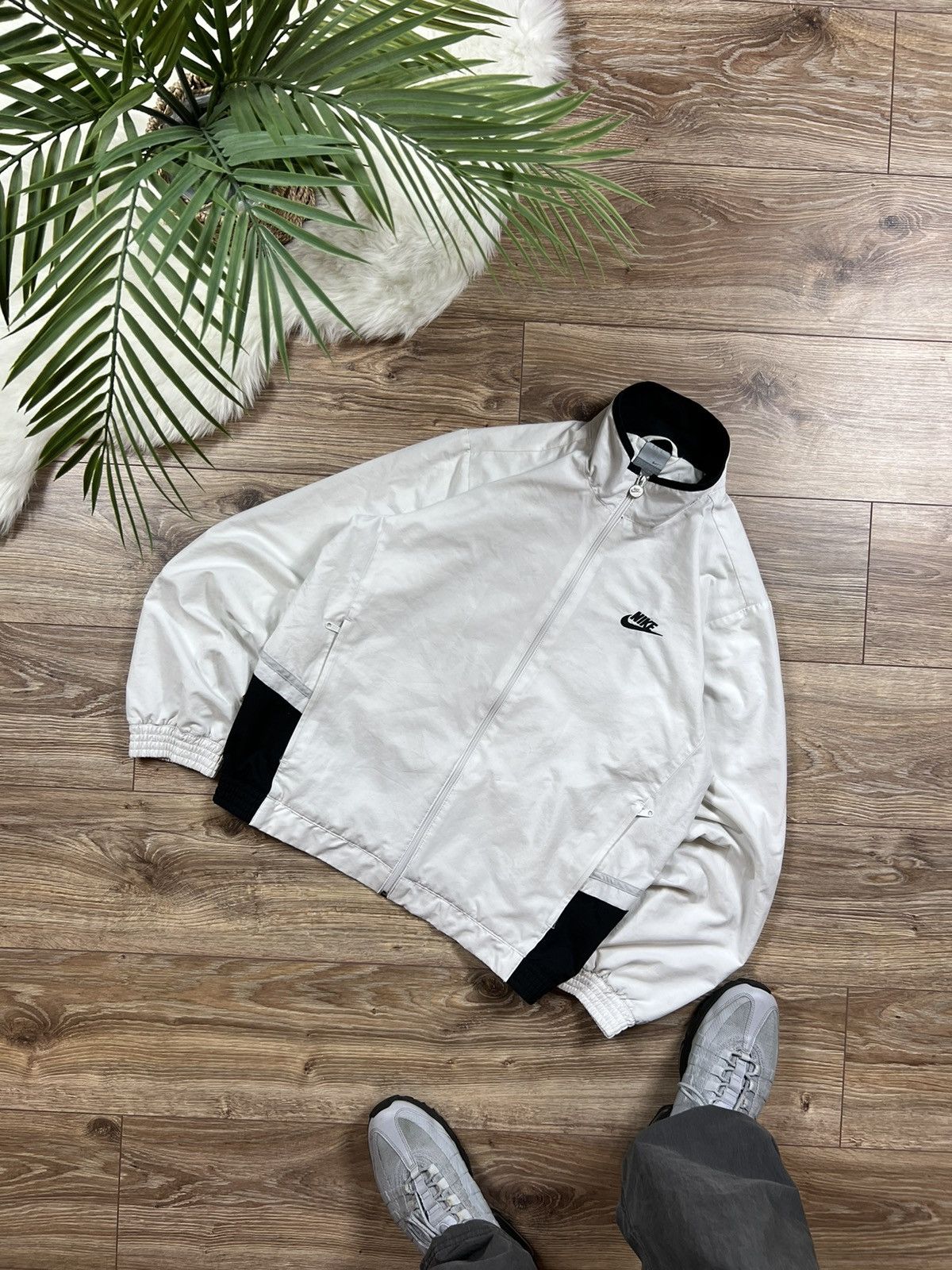 Nike 💣 90’S NIKE VINTAGE SWOOSH DRILL NYLON RETRO JACKET Size US S / EU 44-46 / 1 - 1 Thumbnail
