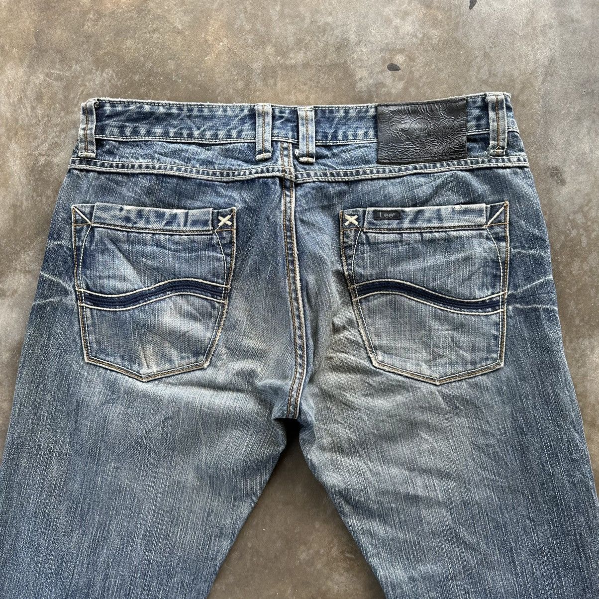 Japanese Brand 🔥W34x28 Vintage Lee Faded Denim Jean Pant Size US 34 / EU 50 - 13 Thumbnail