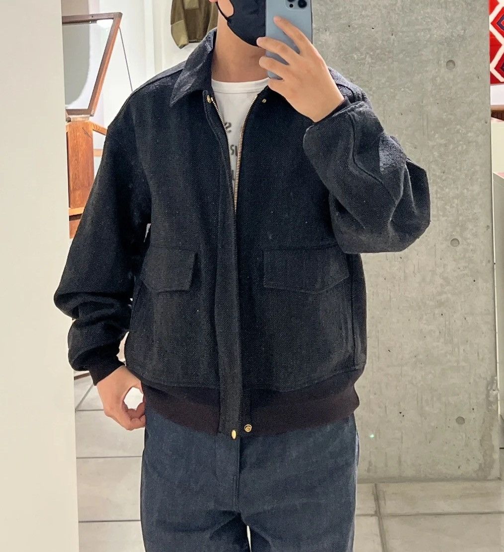 Visvim Visvim 22aw Airman-2 Jkt Hbt Tweed A2，size3 Size US L / EU 52-54 / 3 - 14 Thumbnail