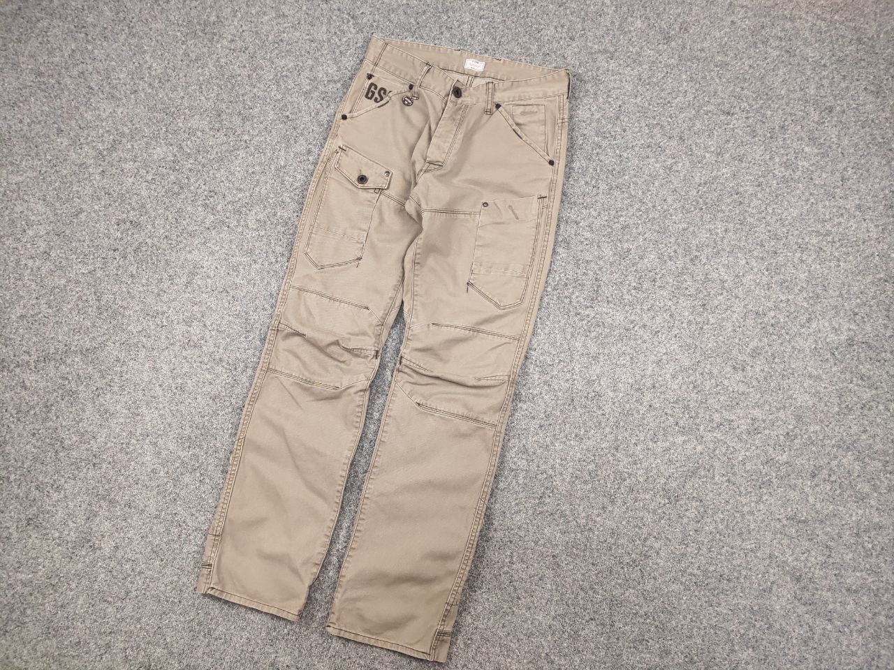 G-Star Vintage g-star raw 3d tapered coj Dark Canvas Cargo Pants Size US 31 - 4 Thumbnail