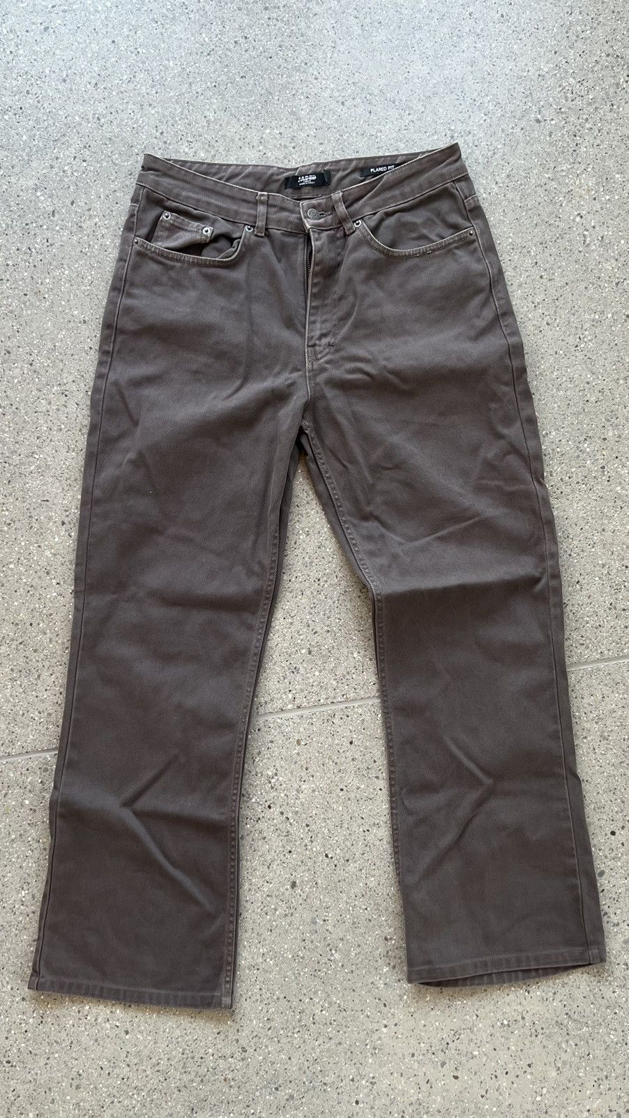 Jaded London Jaded London flared fit brown denim pant Size US 32 / EU 48 - 1 Thumbnail