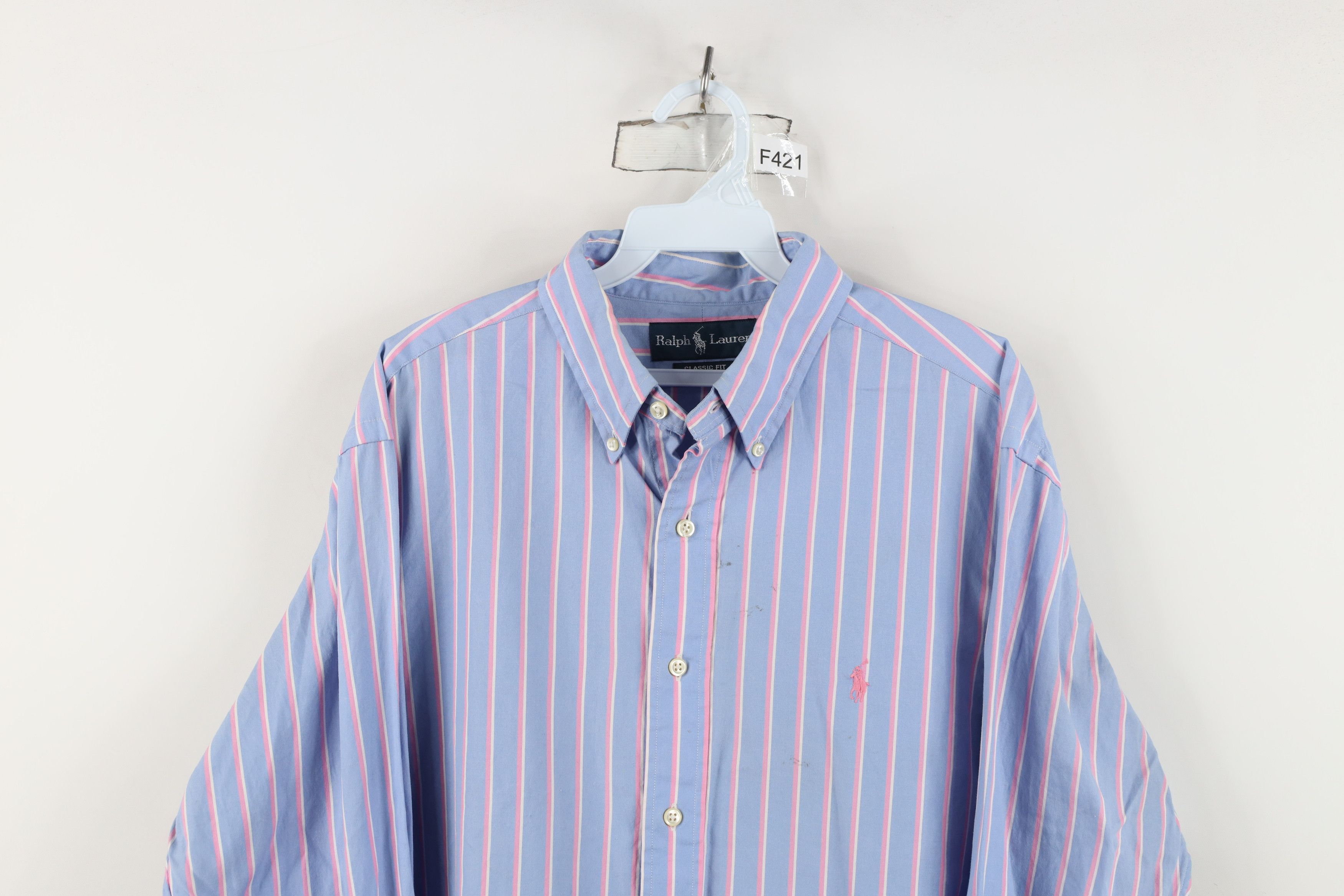 Polo Ralph Lauren Vintage 90s Ralph Lauren Striped Button Down Shirt Size US M / EU 48-50 / 2 - 2 Thumbnail