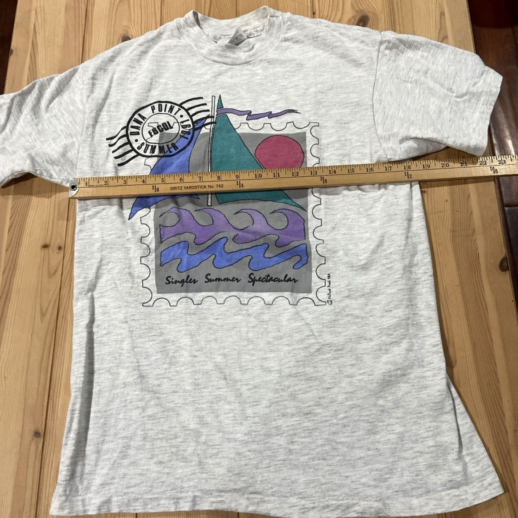 Stampd VINTAGE Desert Heat T-Shirt Single Stitch USA Crew Neck Short Sleeve Cotton Gray L Adults Unisex Size L / US 10 / IT 46 - 7 Thumbnail