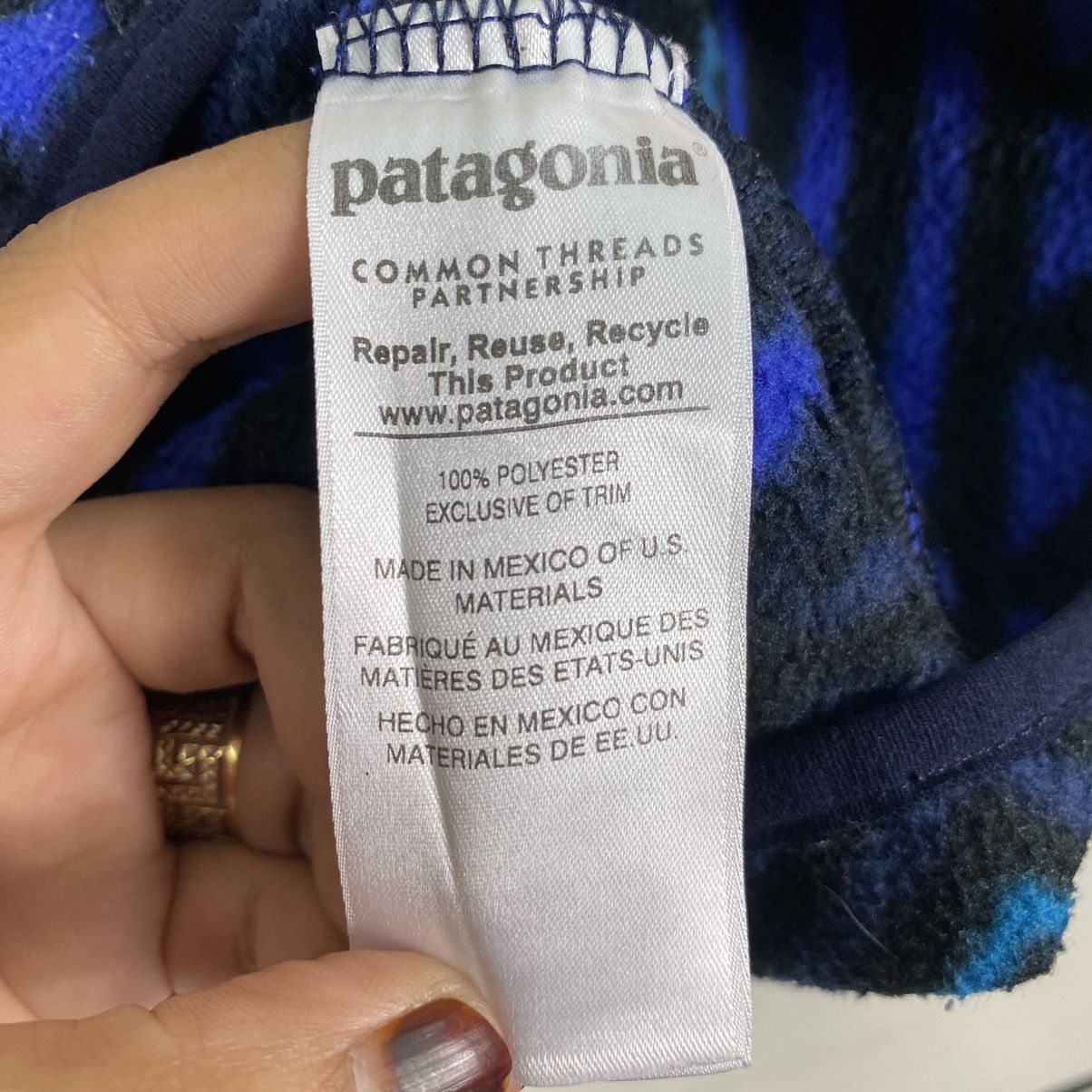 Patagonia Patagonia Synchilla Snap T Fleece Pullover Aztec Geometric Size US XXS / EU 40 - 9 Thumbnail