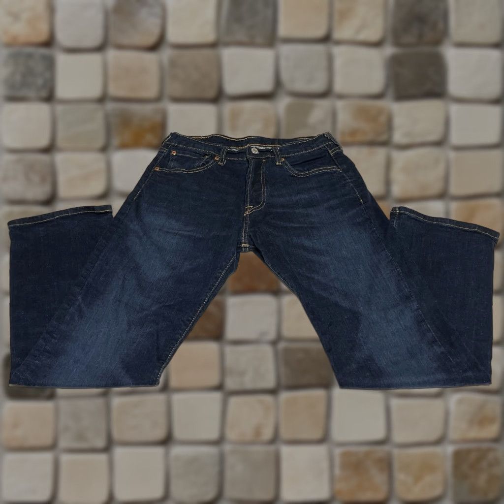 Levi's Levi's 501 Jeans Mens Button Fly Straight Leg 30x30 30x29 Denim Blue Size US 30 / EU 46 - 1 Thumbnail