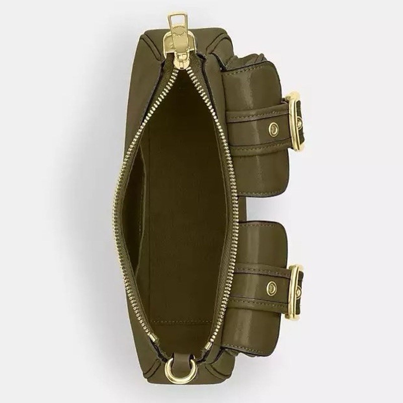 Coach NWT COACH Ashton Shoulder Bag CBJ01 Gold Olive leather Size ONE SIZE - 13 Thumbnail