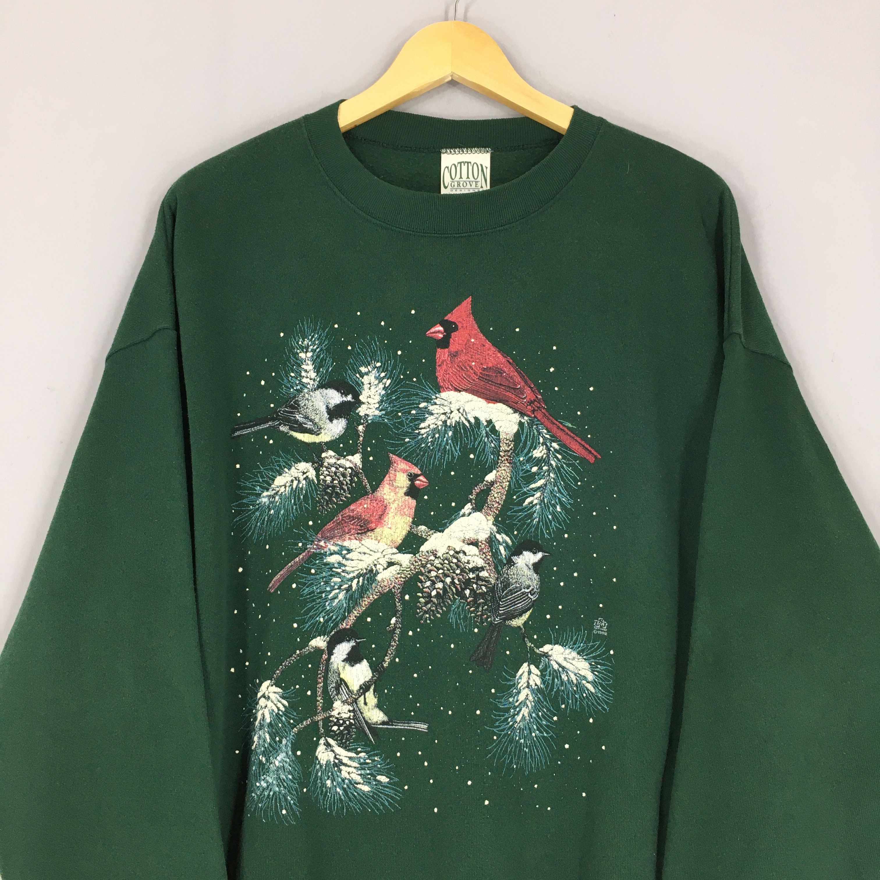 Habitat Vintage 90s Red Cardinals Snowbirds Sweatshirt XLarge Size US XL / EU 56 / 4 - 2 Thumbnail