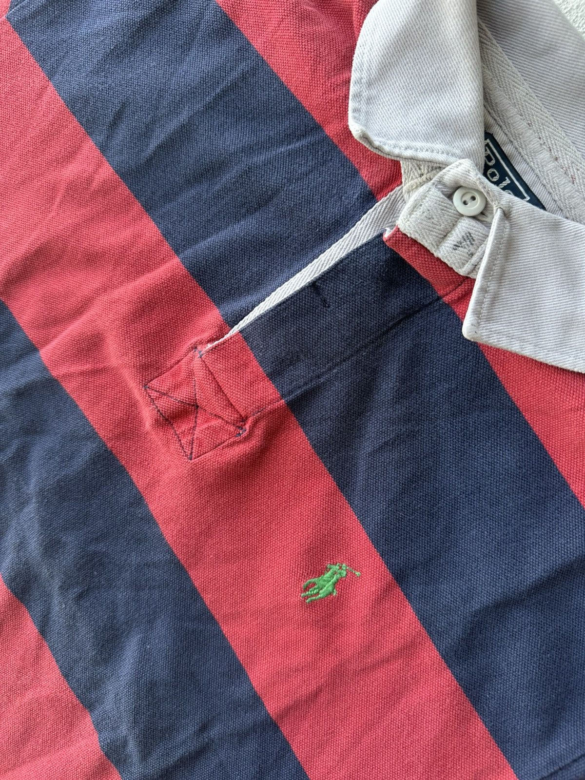 Ralph Lauren 🚨 RALPH LAUREN POLO STRIPED WITH PONY LOGO Y2K LUXURY Size US M / EU 48-50 / 2 - 3 Thumbnail