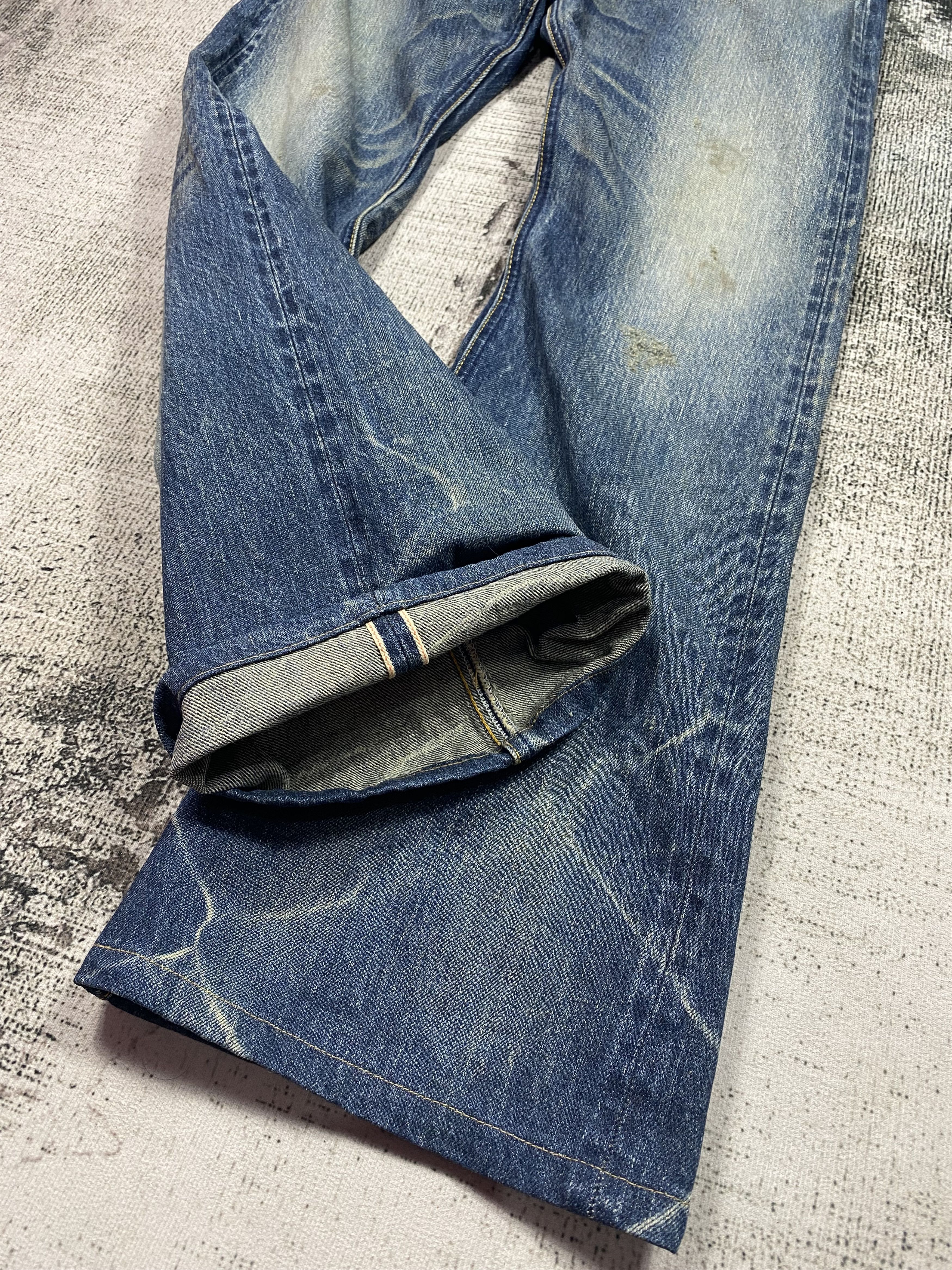 JACKROSE GRAIL🔥Japanese Jack Rose Flared Bootcut Distress Denim Size US 36 / EU 52 - 4 Thumbnail
