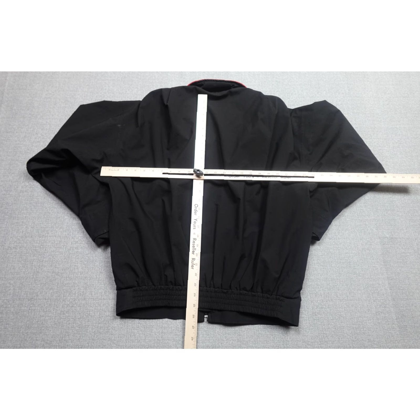 Vintage VINTAGE Zero Restriction Golf Windbreaker Jacket Mens M Black GORE-TEX Windproof Waterproof Pockets Adjustable Full Zip Short Sleeve I N USA Size US M / EU 48-50 / 2 - 6 Thumbnail