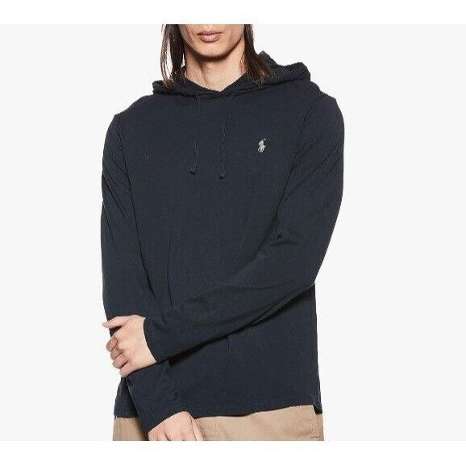 Polo Ralph Lauren Polo Ralph Lauren Cotton Cashmere Long Sleeve Hooded Tee Size US M / EU 48-50 / 2 - 13 Thumbnail