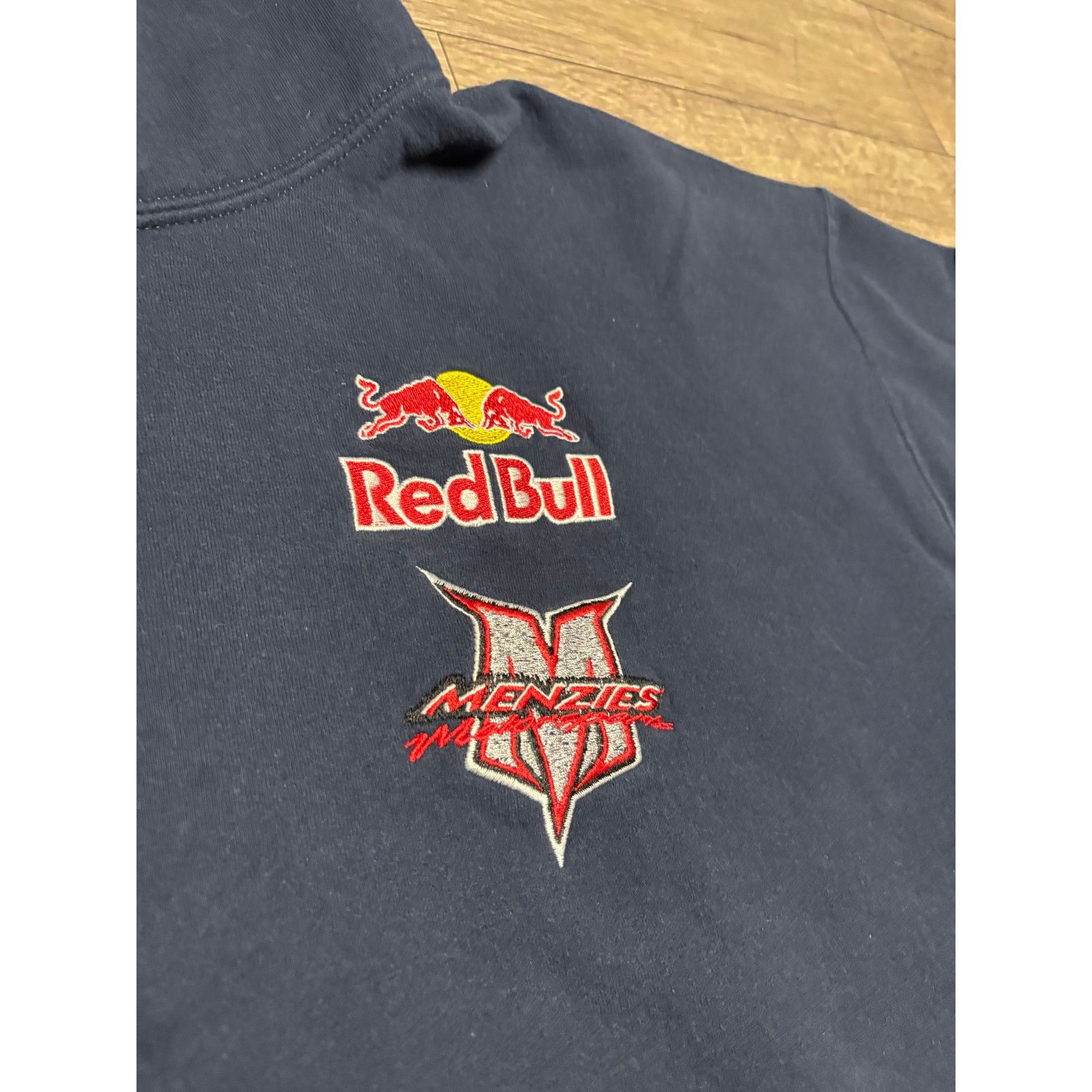 Gildan × Red Bull × Vintage Red Bull Sweatshirt Hoodie Sz L Blue Y2K Racing Menzies Size US XXL / EU 58 / 5 - 2 Thumbnail