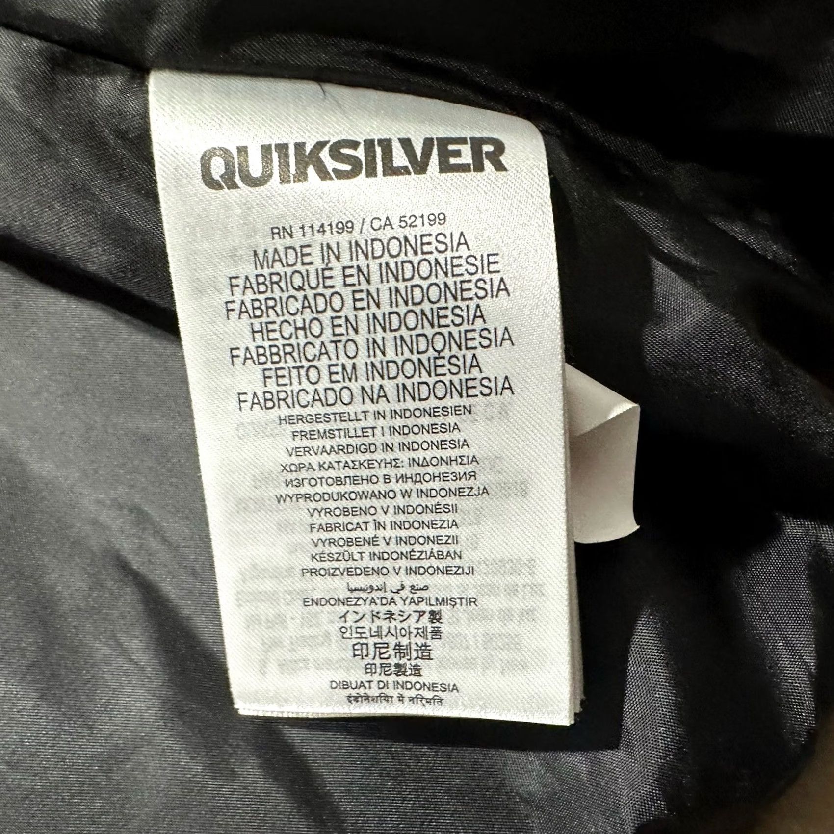 Quiksilver Quiksilver Jacket Mens Large Blue Colorblock Puffer Coat Ski Snowboarding Zip Lined Size US L / EU 52-54 / 3 - 5 Thumbnail