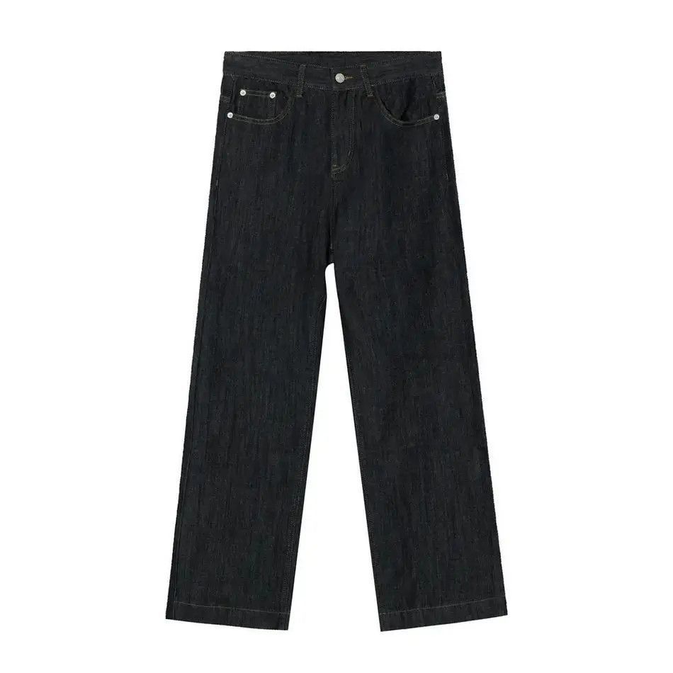 Japanese Brand Retro loose straight leg jeans Size US 32 / EU 48 - 5 Thumbnail