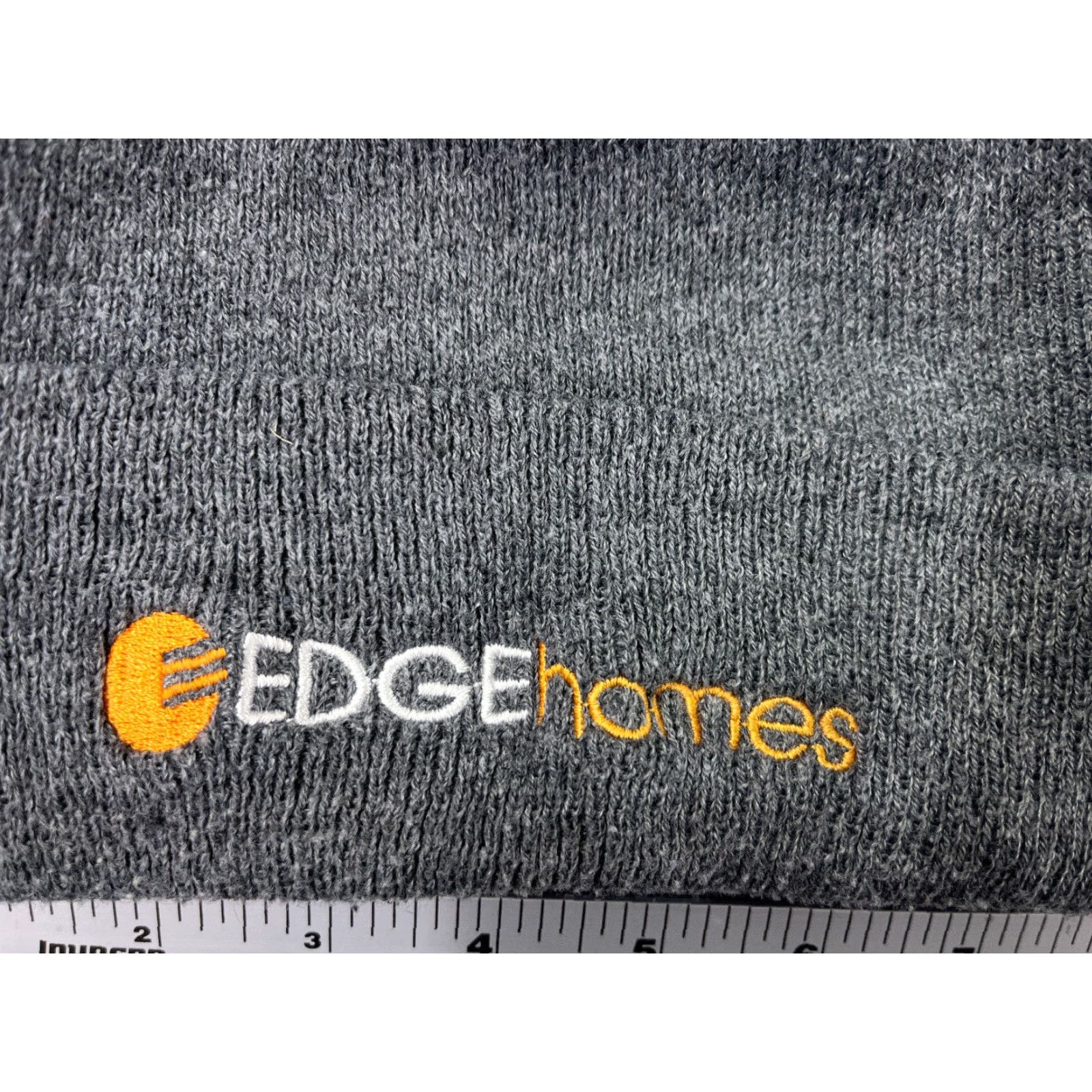 Port & Company EDGEhomes Beanie Toque Adult One Size Gray Knit 100% Acrylic House Builder Size ONE SIZE - 2 Thumbnail
