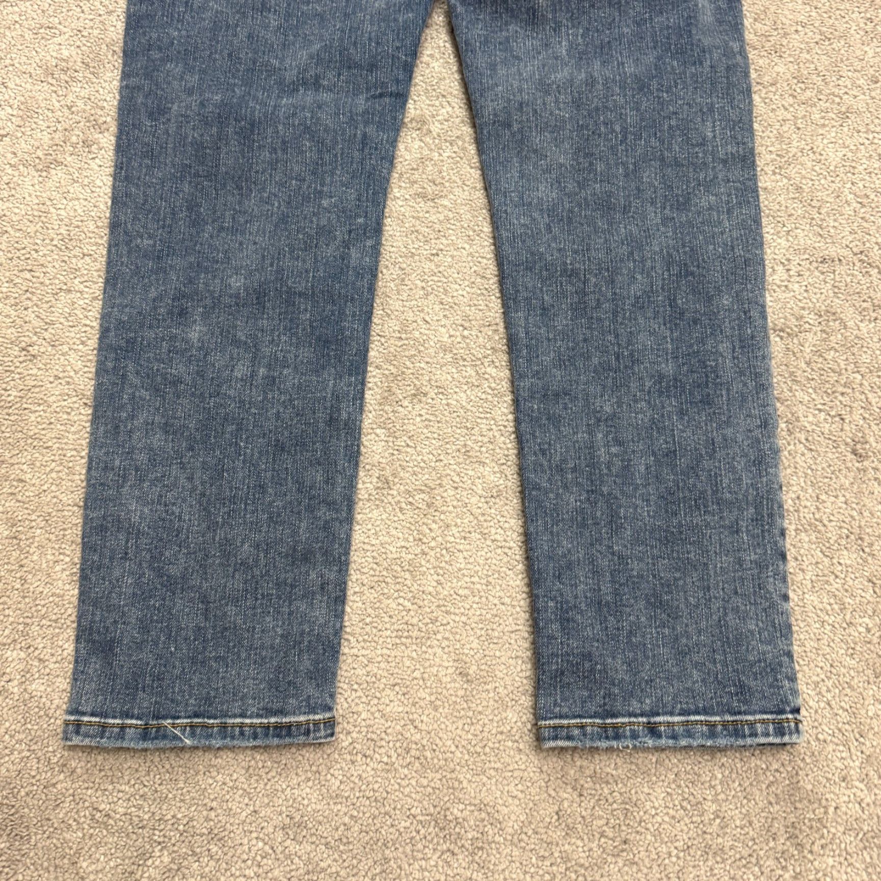 Vintage Fidelity Denim AXL Crop Girlfriend Jeans Womens 27 Blue Denim Stretch Medium Cropped 5-Pocket City Outdoor Vintage No WOMENS Size 27" / US 4 / IT 40 - 4 Thumbnail
