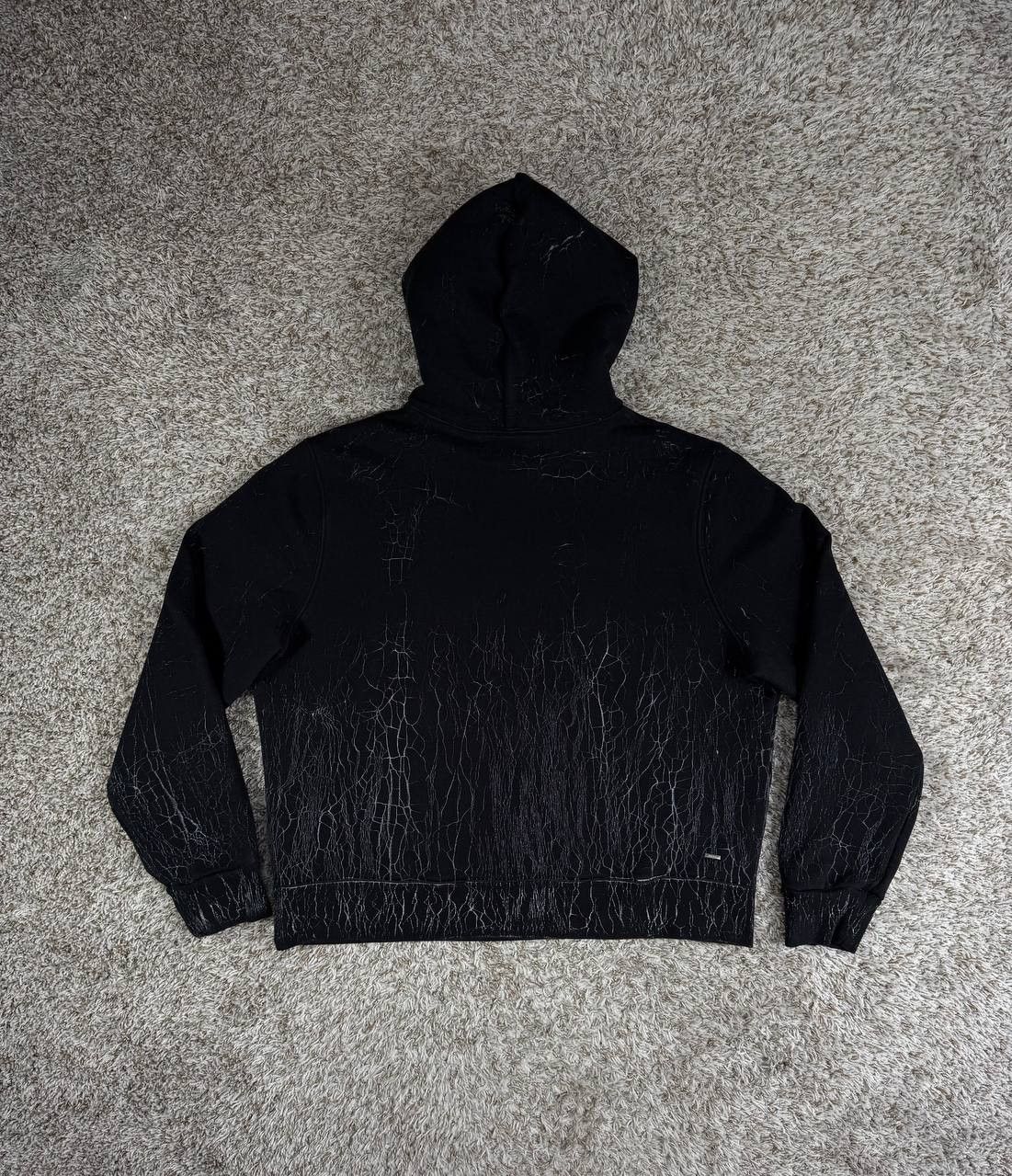 Amiri AMIRI Cracked Dye Core Logo Hoodie Black Size US XL / EU 56 / 4 - 15 Thumbnail