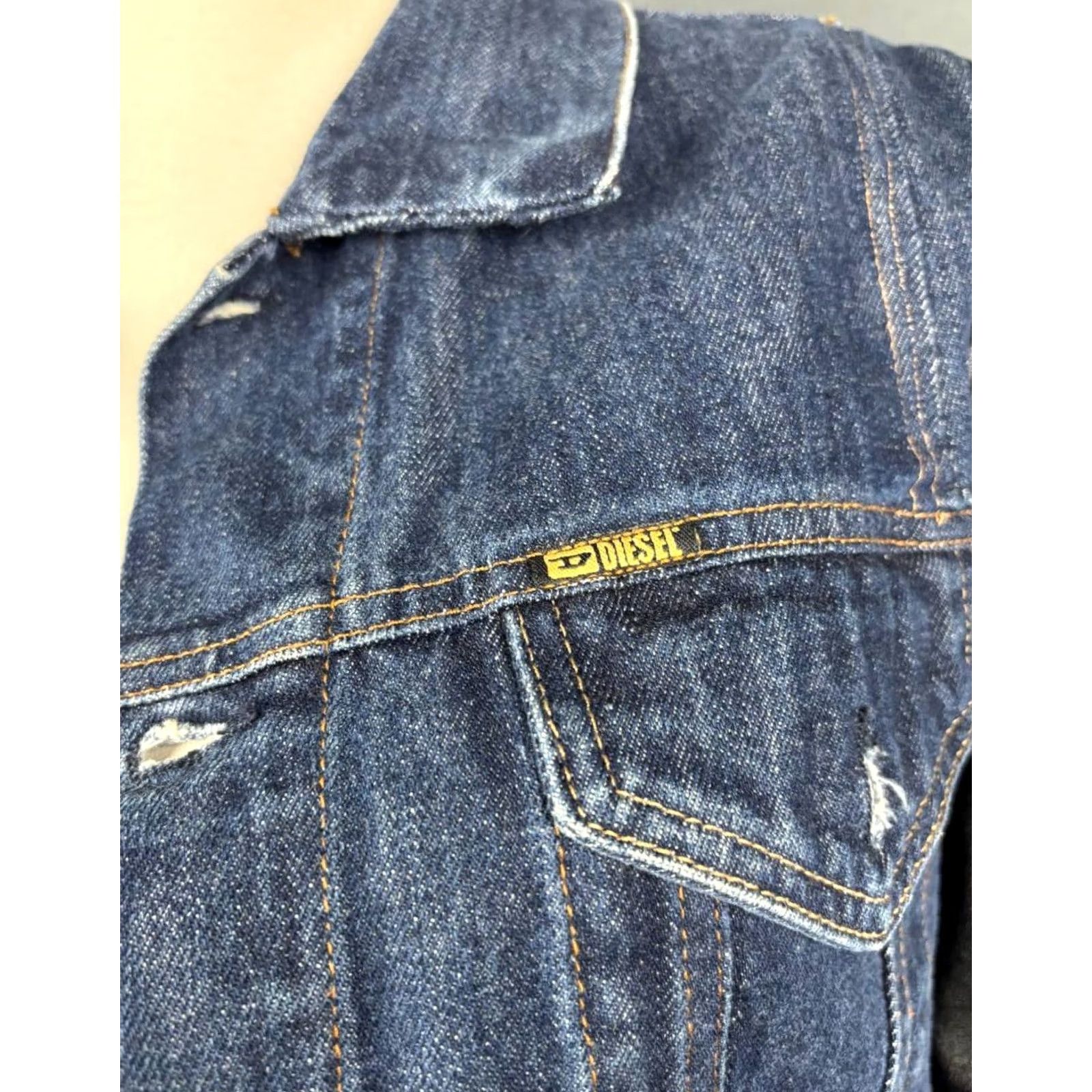 Diesel Diesel Vintage Y2K Jean Jacket Size L Blue Size 36" / US 14 / IT 50 - 6 Thumbnail