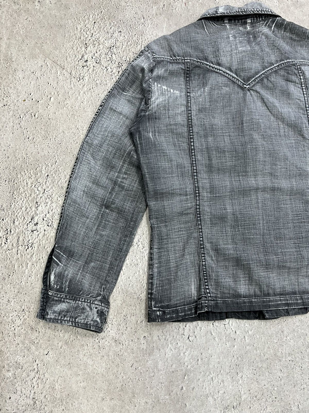 Diesel × Japanese Brand Vintage Y2K Diesel Blue Washed Denim Trucker Jacket Size US M / EU 48-50 / 2 - 9 Thumbnail