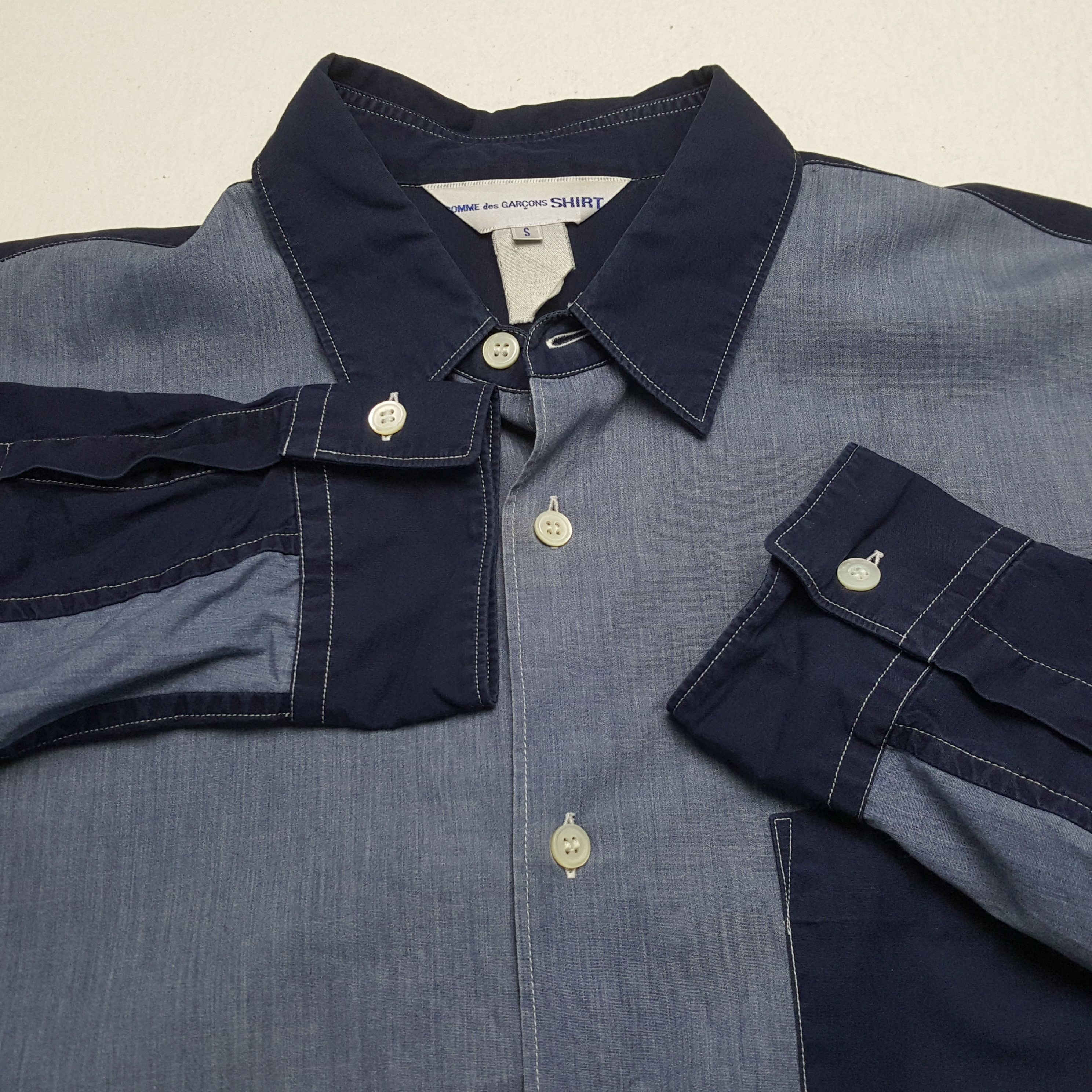 Comme des Garcons SHIRT × Japanese Brand × Vintage Vintage COMME des GARÇONS Japanese Fashion Brand Shirts Size US S / EU 44-46 / 1 - 8 Thumbnail