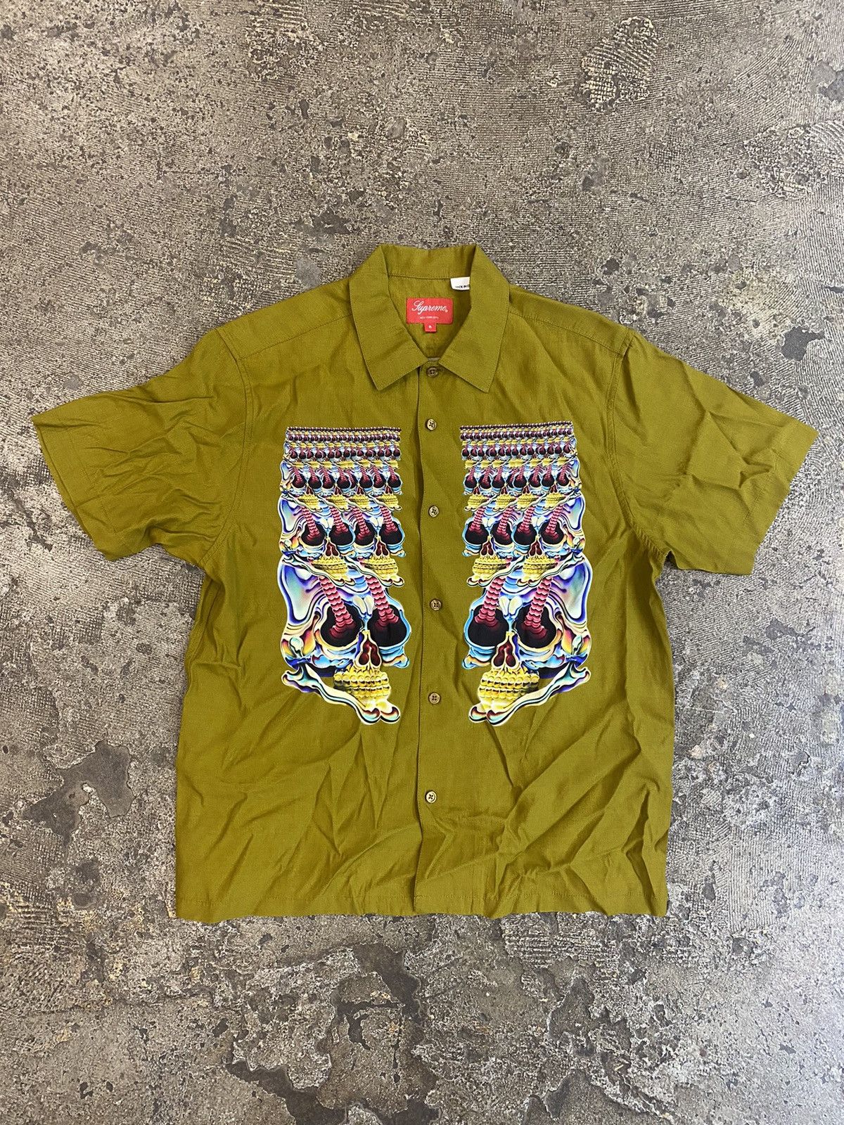Supreme Supreme Skulls S/S Shirt Size US S / EU 44-46 / 1 - 1 Thumbnail