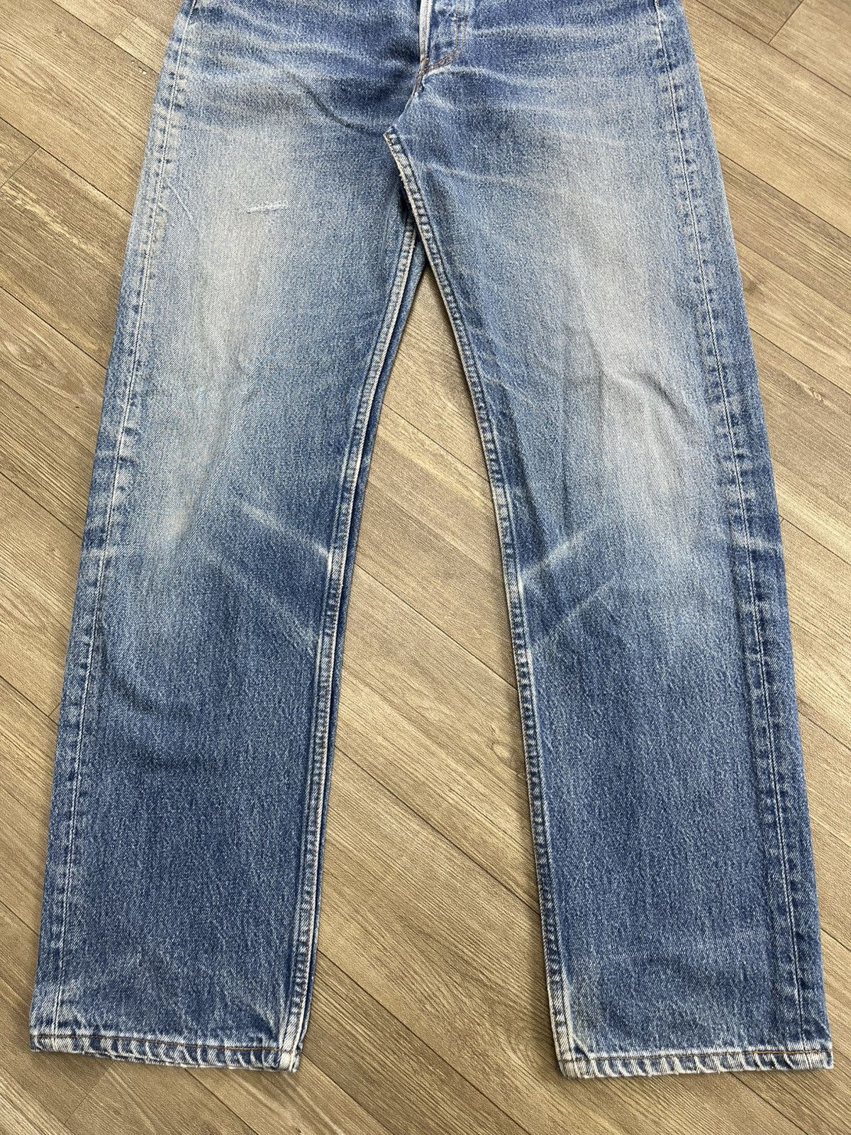 Levi's Vintage Clothing 🇺🇸1990s Vintage Levis 501 31x33 Straight Leg Blue Jeans Size US 29 - 3 Thumbnail